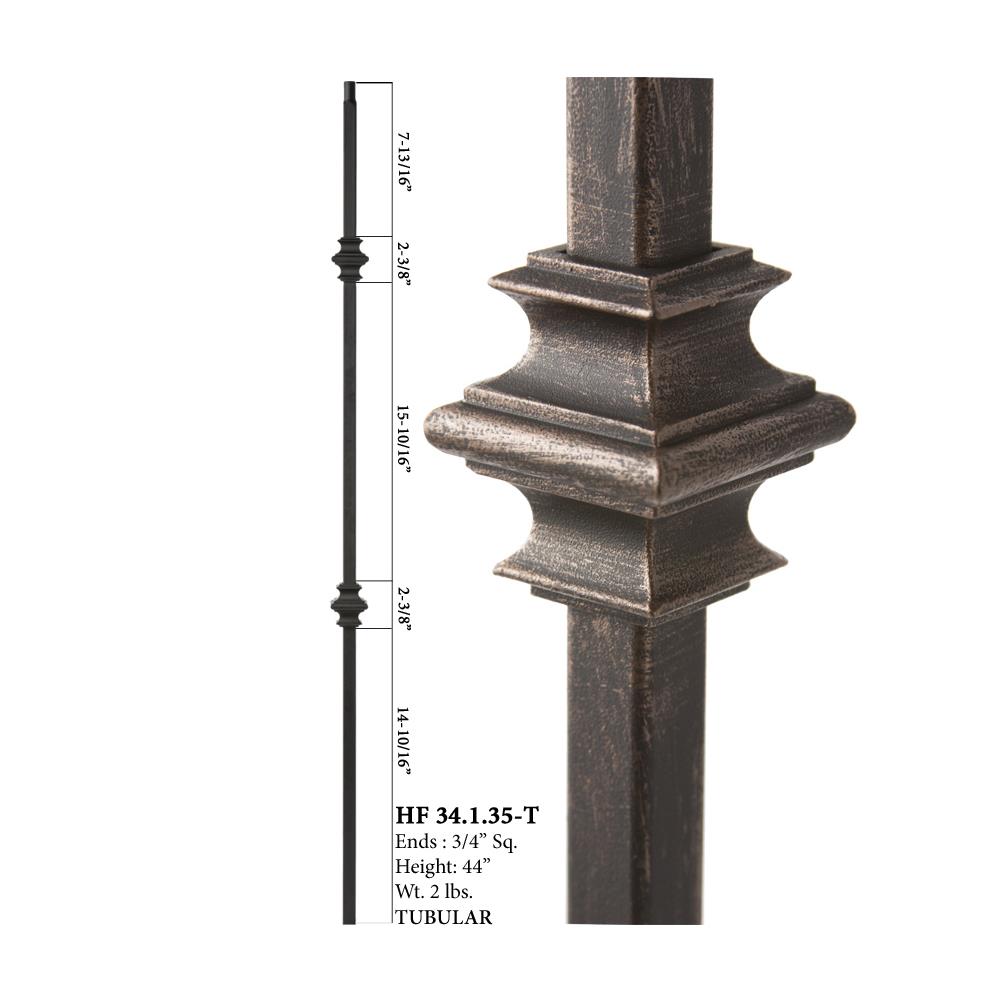 House of Forgings Mega 44-in Oil Rubbed Bronze Wrought iron Classic ...