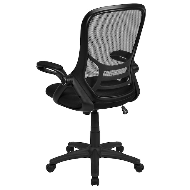 Flash Furniture Black Contemporary Adjustable Height Mesh Desk Chair in ...
