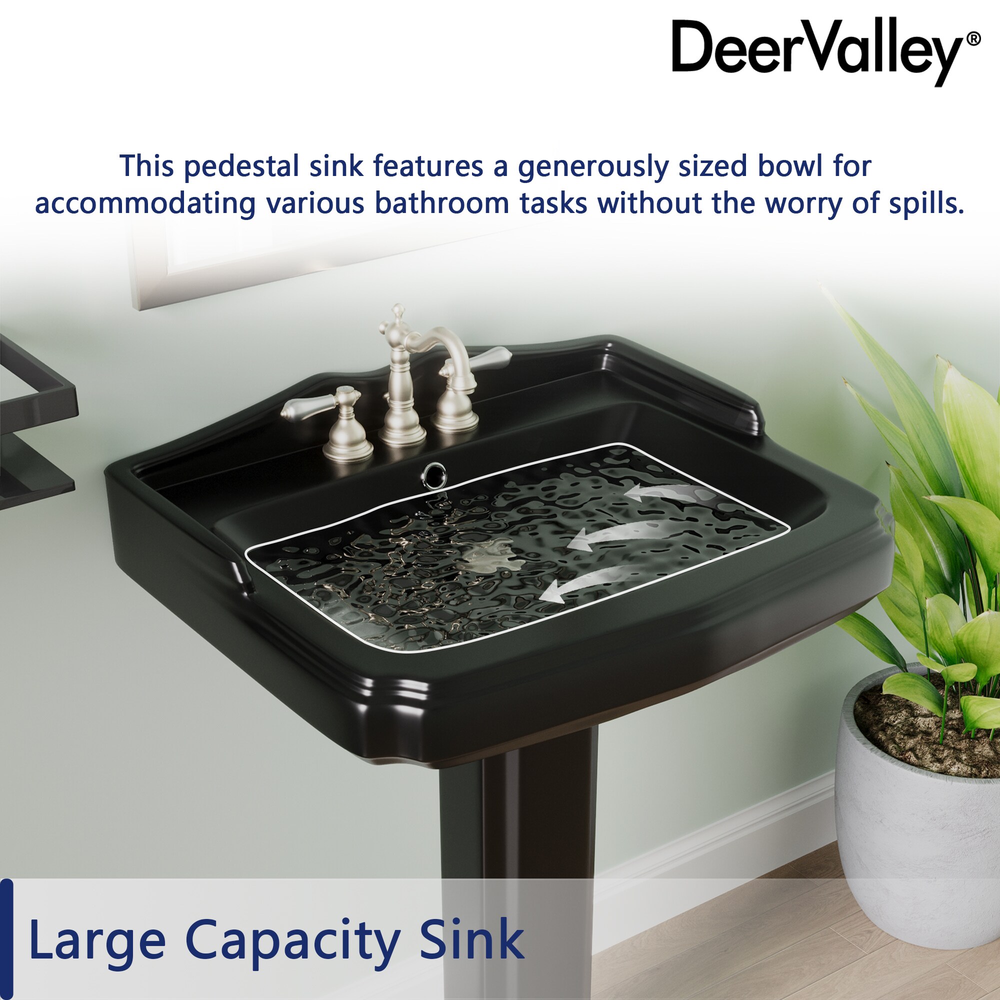 DeerValley DV-1P522B Complete-Pedestal-Lavatories - View #8