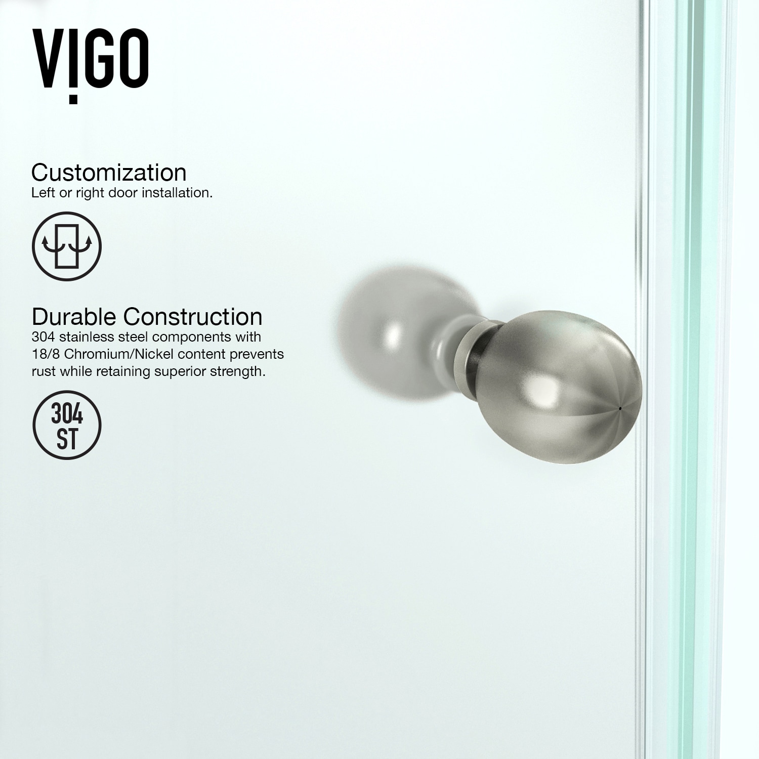VIGO VG6061BNCL38 Shower-Doors - View #8
