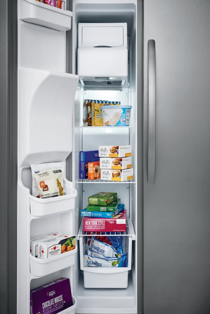 Frigidaire 25.5-cu ft Side-by-Side Refrigerator with Ice Maker ...