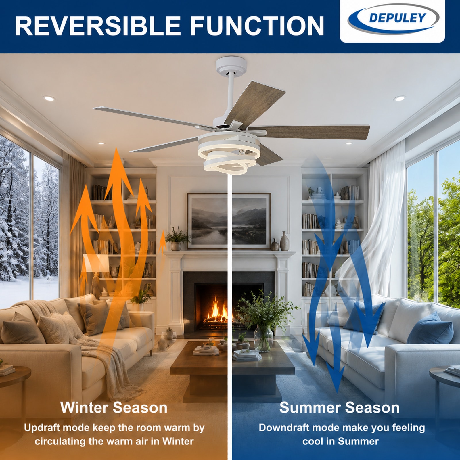 Dovanpaul 243-42C-WH-LW Ceiling-Fans - View #8