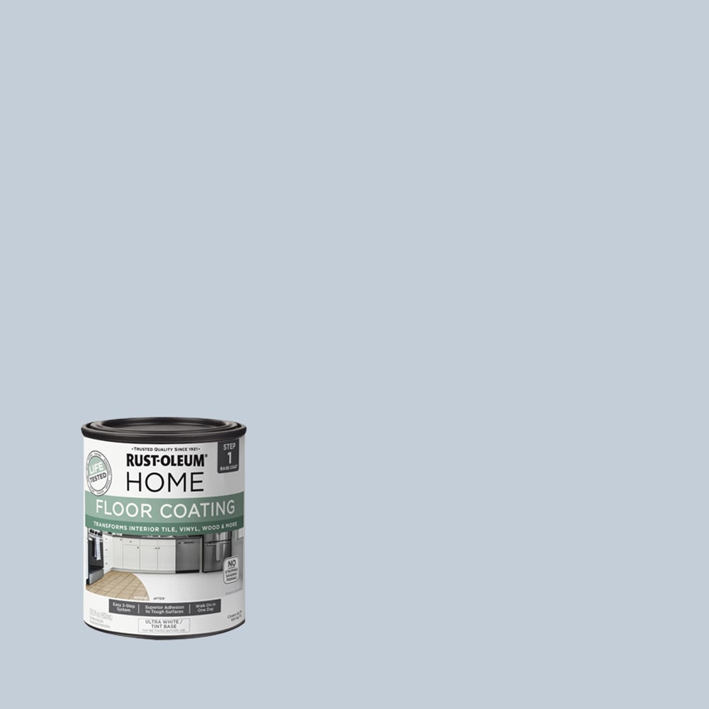 Rust-Oleum 363116T Home Floor Coating Icy Gray Matte Interior Porch and Floor paint ( 1-quart )