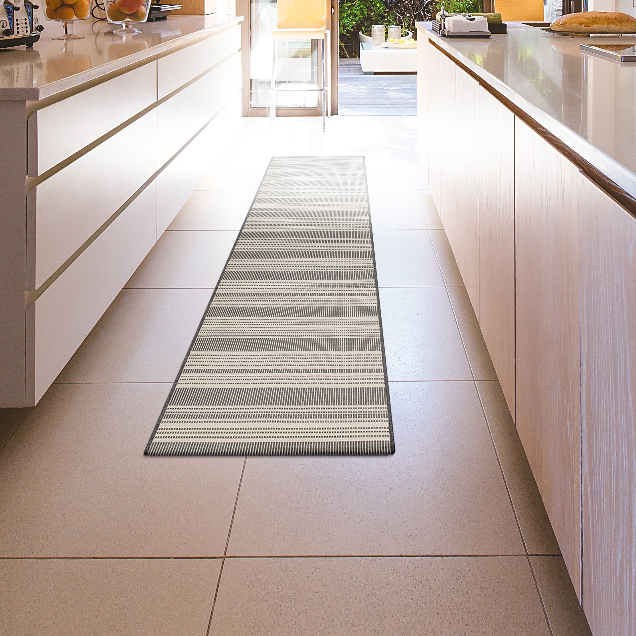 GelPro Flatweave Anti-Fatigue Kitchen Floor Mat, 20-in x 40-in, Dark Gray 