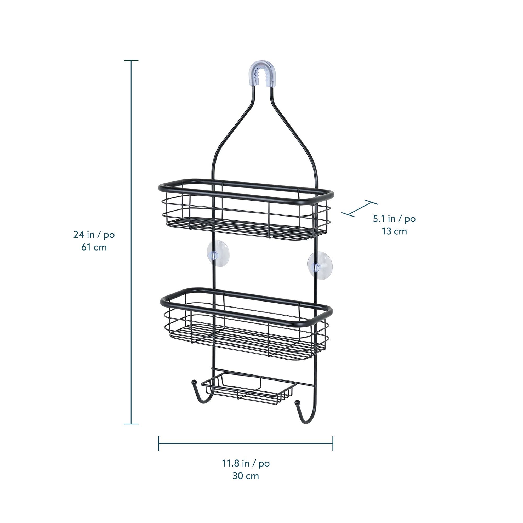 Moorefield SC422MBK Hanging-Shower-Caddies - View #3