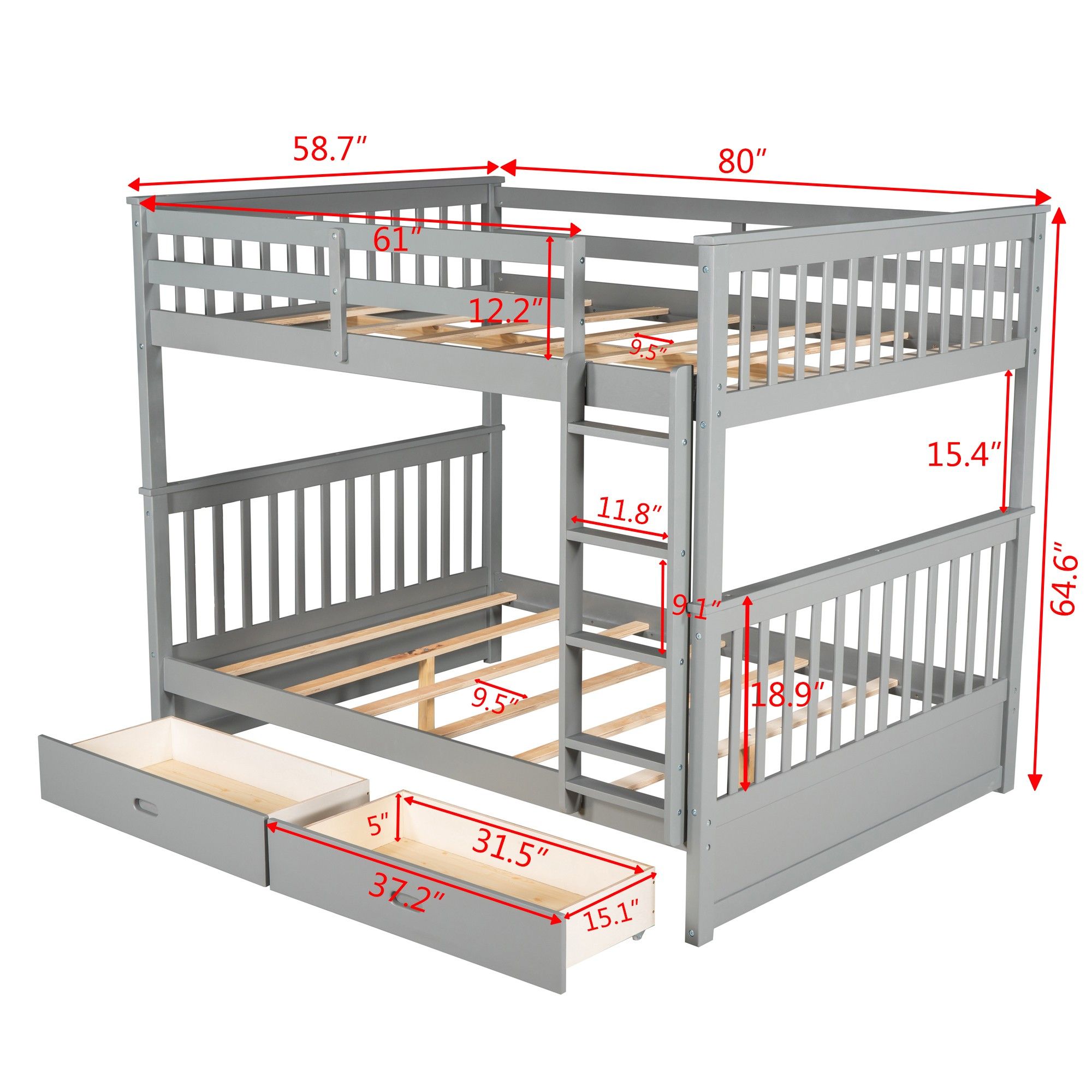 Yiekholo LL-YH-0049AAE Bunk-Beds - View #8