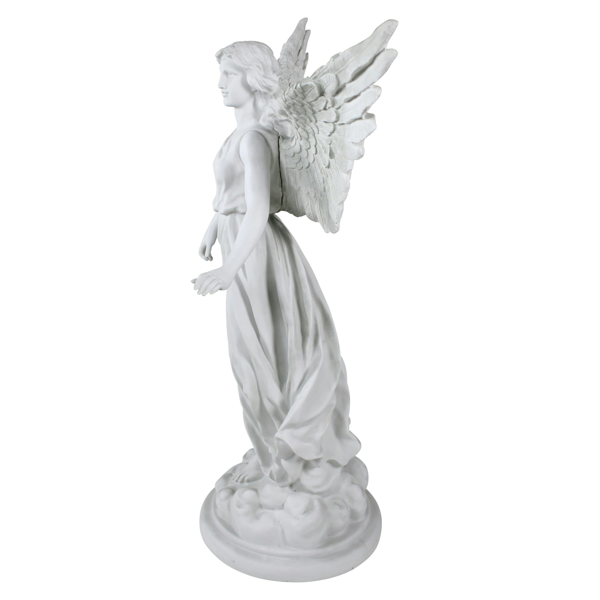 Design Toscano 37.5-in H x 30-in W Off-white Angels and Cherubs Garden ...