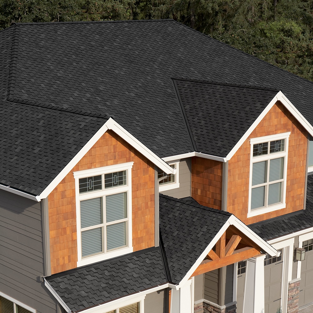 Owens Corning Woodcrest Carbon Laminated Architectural Roof Shingles ...