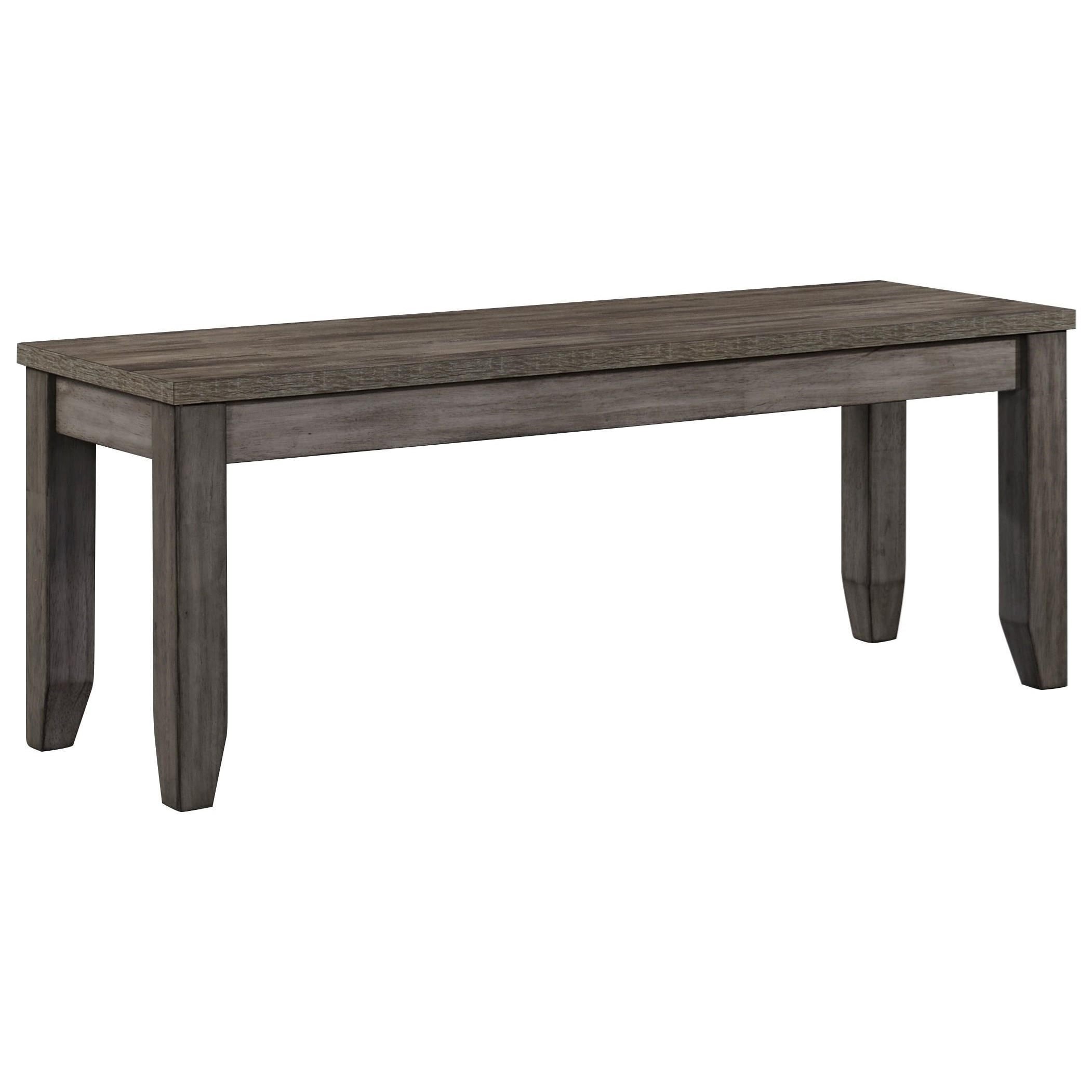 Benzara BM215232 Casual Gray Accent Bench 15.5-in x 47-in x 18-in