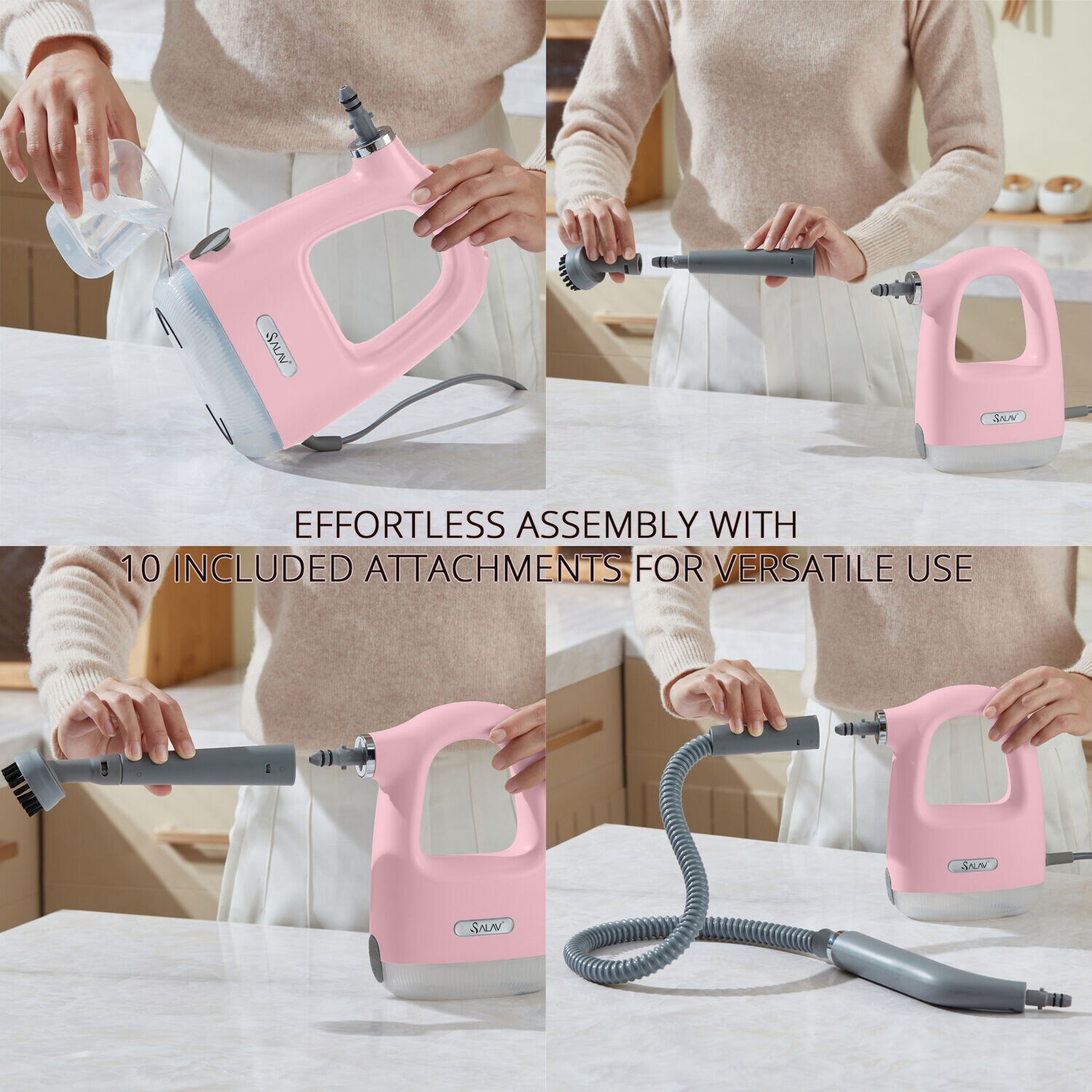 Salav CS-100 PINK Steam-Cleaners - View #9