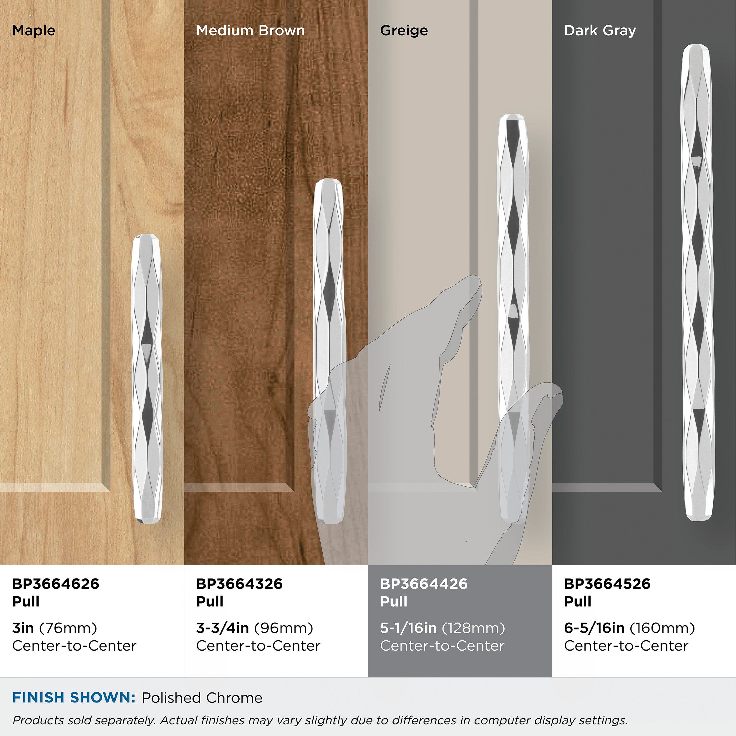 Amerock BP3664426 Cabinet-Pulls - View #6