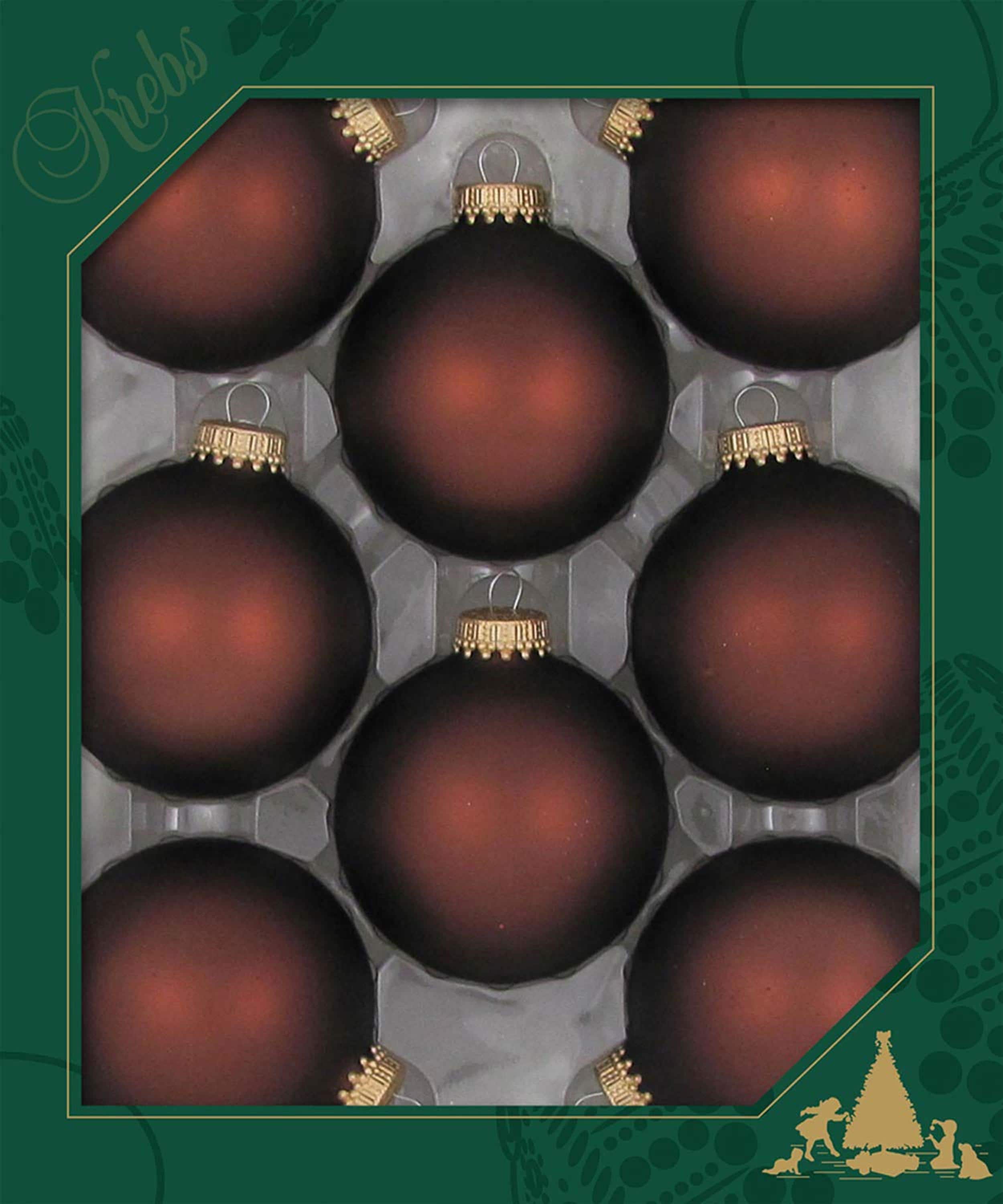 Krebs KBX83313 8 -Pack Brown Standard Indoor Ornament set