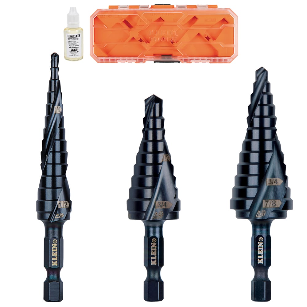 TOOLUXE 10055L Hex Shank Drill Bit Set, 30 Pc, Titanium Coated Metal Drill  Bits, Quick Change Design, Small Drill Bits from 1/16 - 1/2 Large Drill