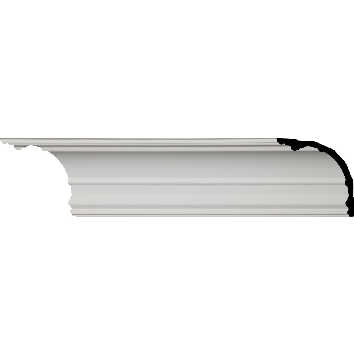Ekena Millwork MLD06X07X09FO-CASE-8 Foster Traditional 9-3/4-in x 7-ft 10-1/2-in Primed Urethane Crown Moulding 8 -Pack