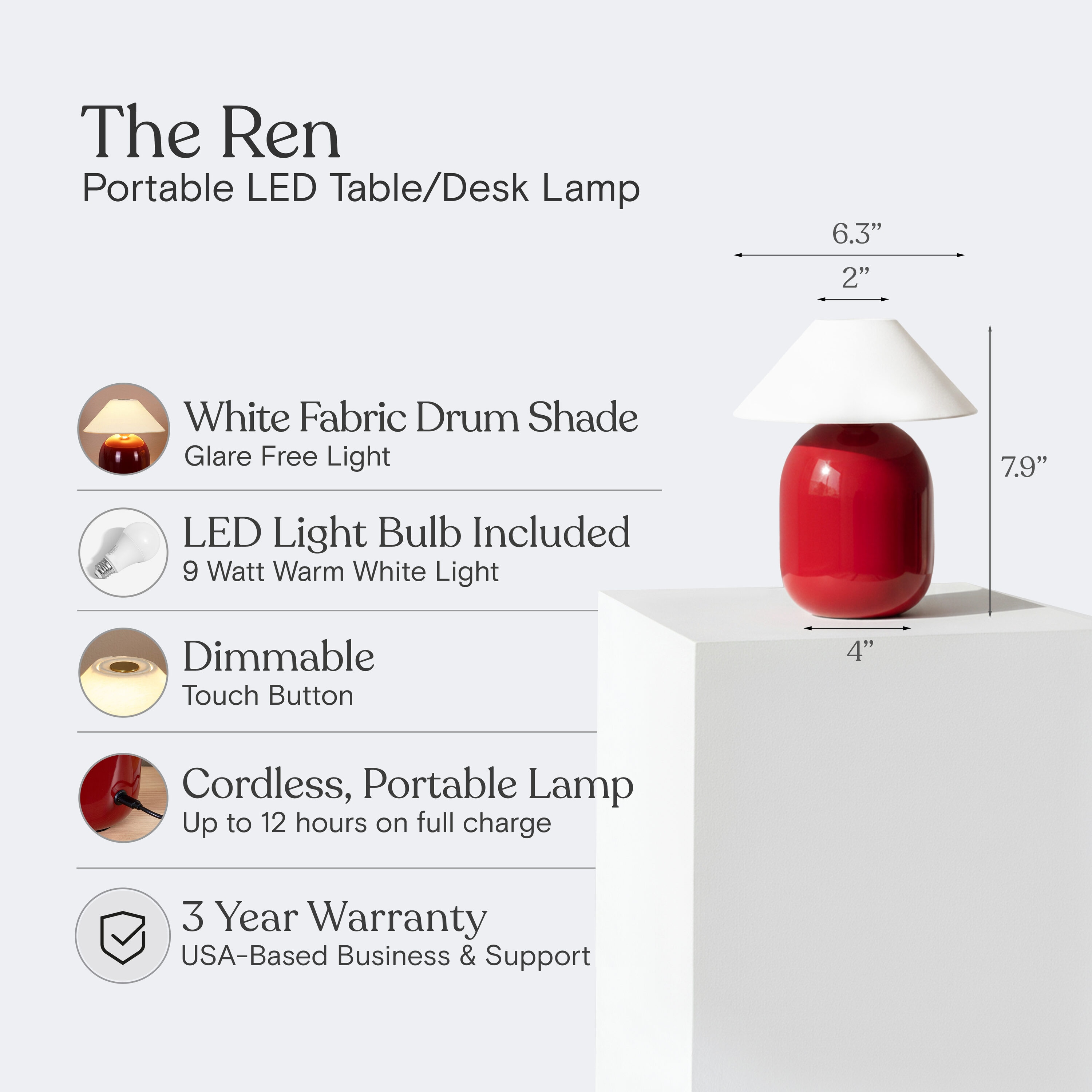 Brightech TL-REN-RD Desk-Table-Lamps - View #3