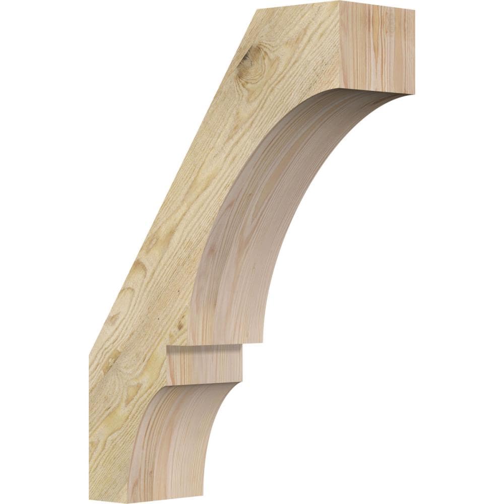 Ekena Millwork BRC06X18X26BOA00RDF 6-in x 18-in x 26-in Douglas Fir Unfinished Wood Balboa rough sawn