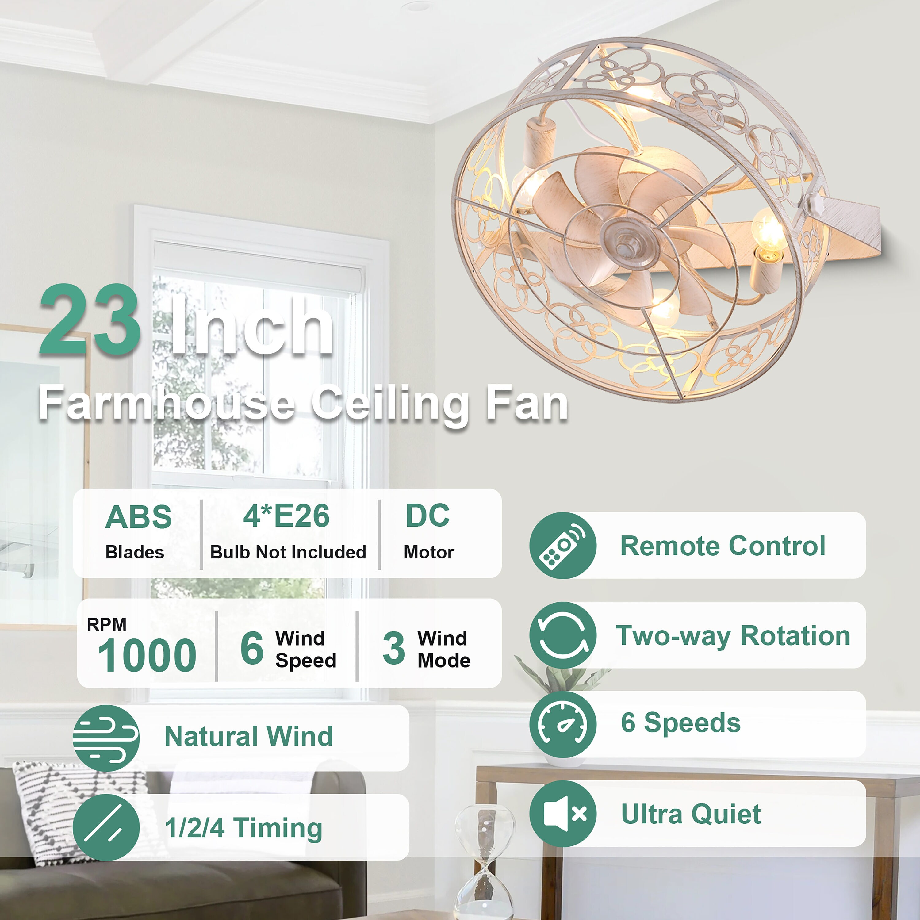 Cusp Barn CS20DC36 Ceiling-Fans - View #6