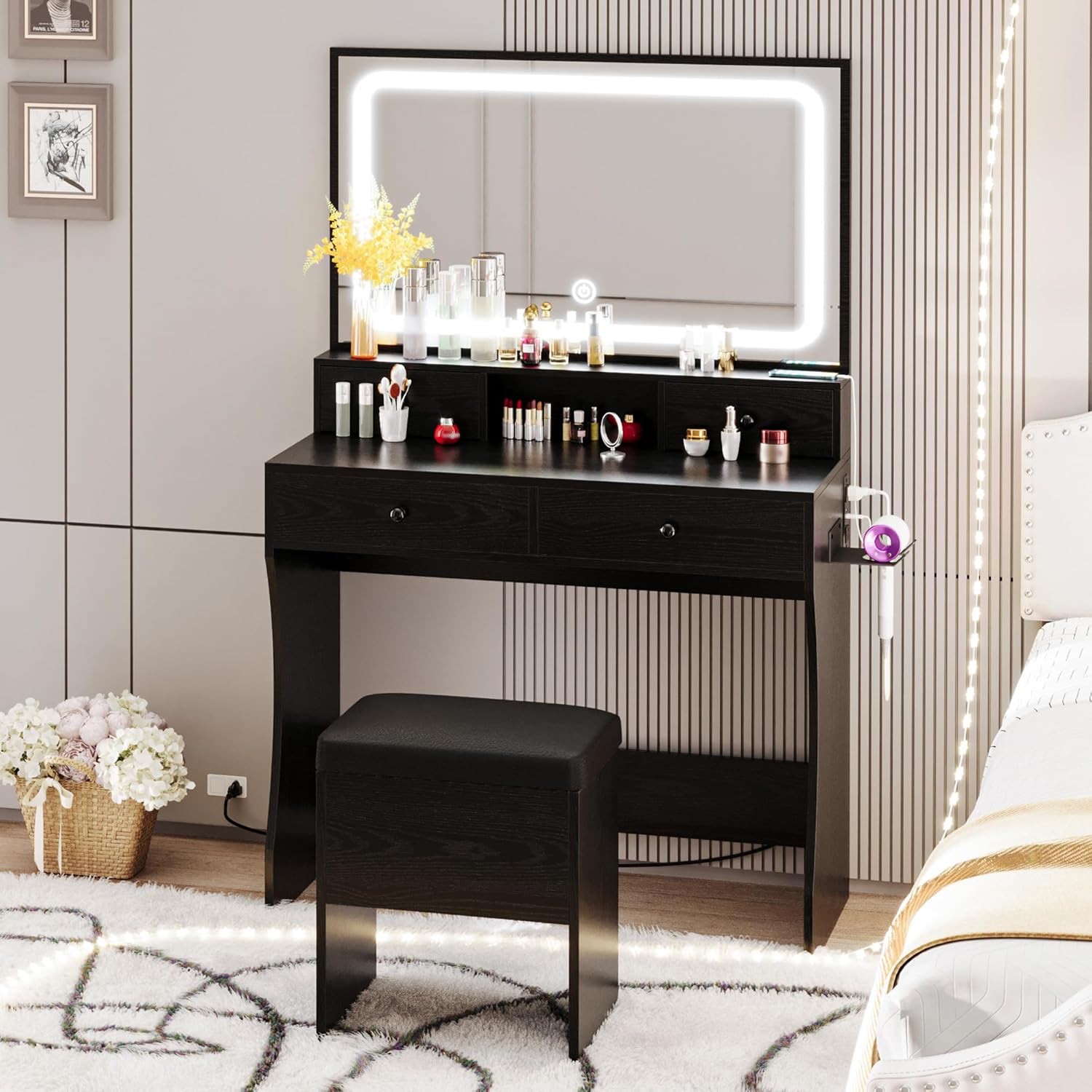 Likimio WBGQGOOK32MKL84H Bedroom-Vanities - View #2