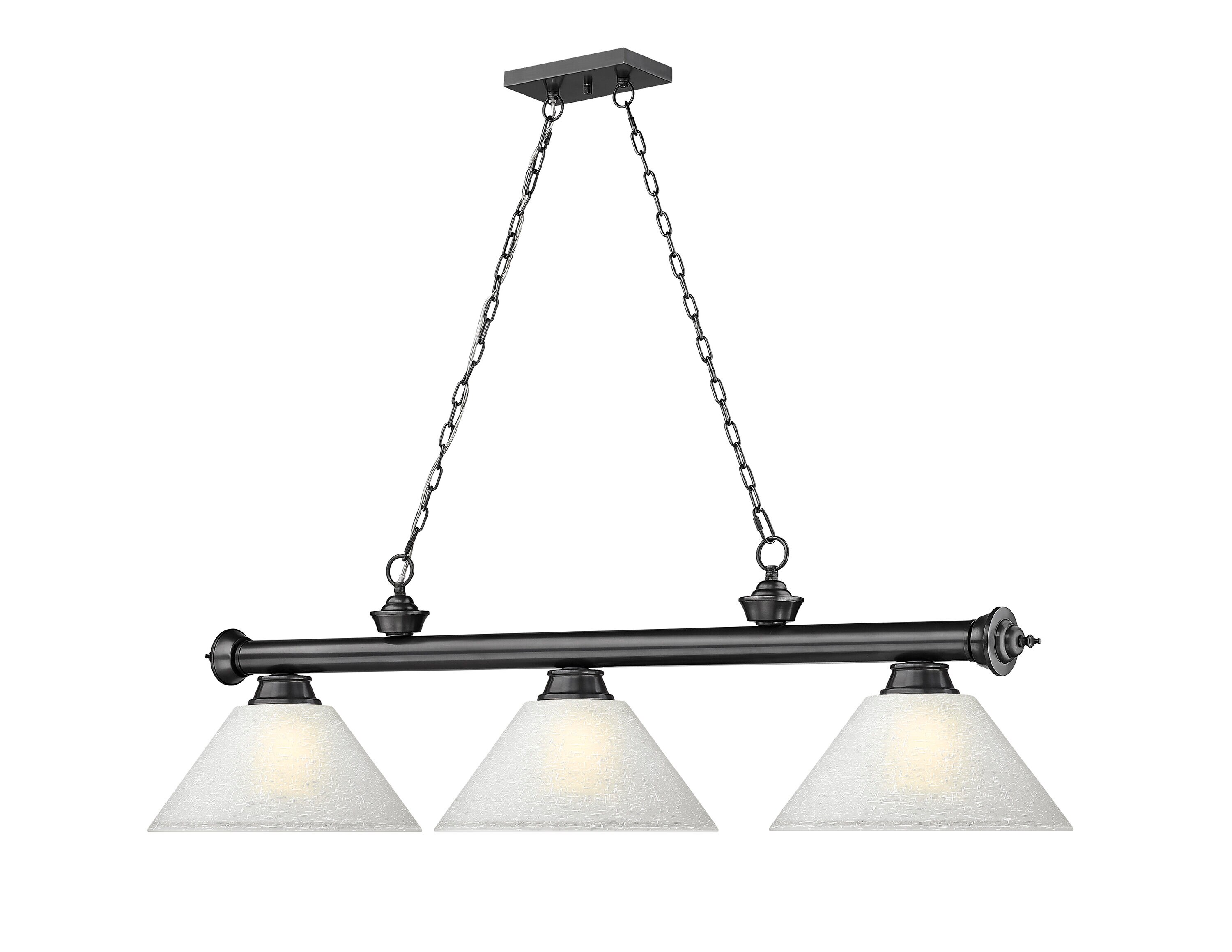 Z-Lite 2306-3BP-AWL14 Pool-Table-Lighting - View #3