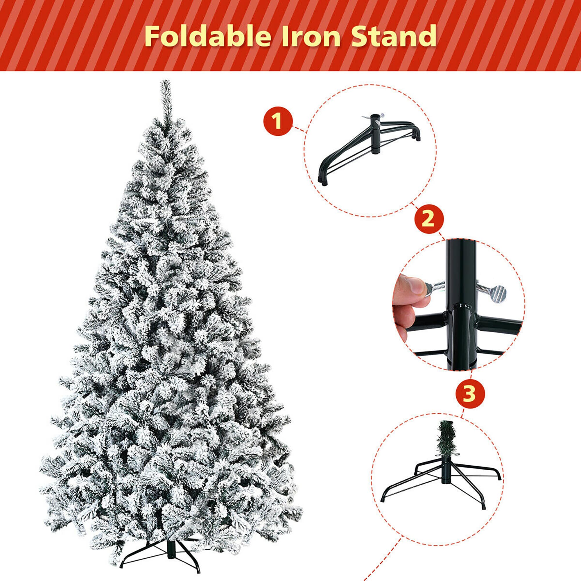 Forclover ALHY-068CM Artificial-Christmas-Trees - View #6