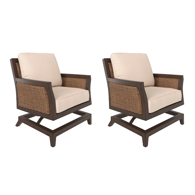Allen Roth Winthrop Set Of 2 Wicker, Allen And Roth Patio Furniture Reviews