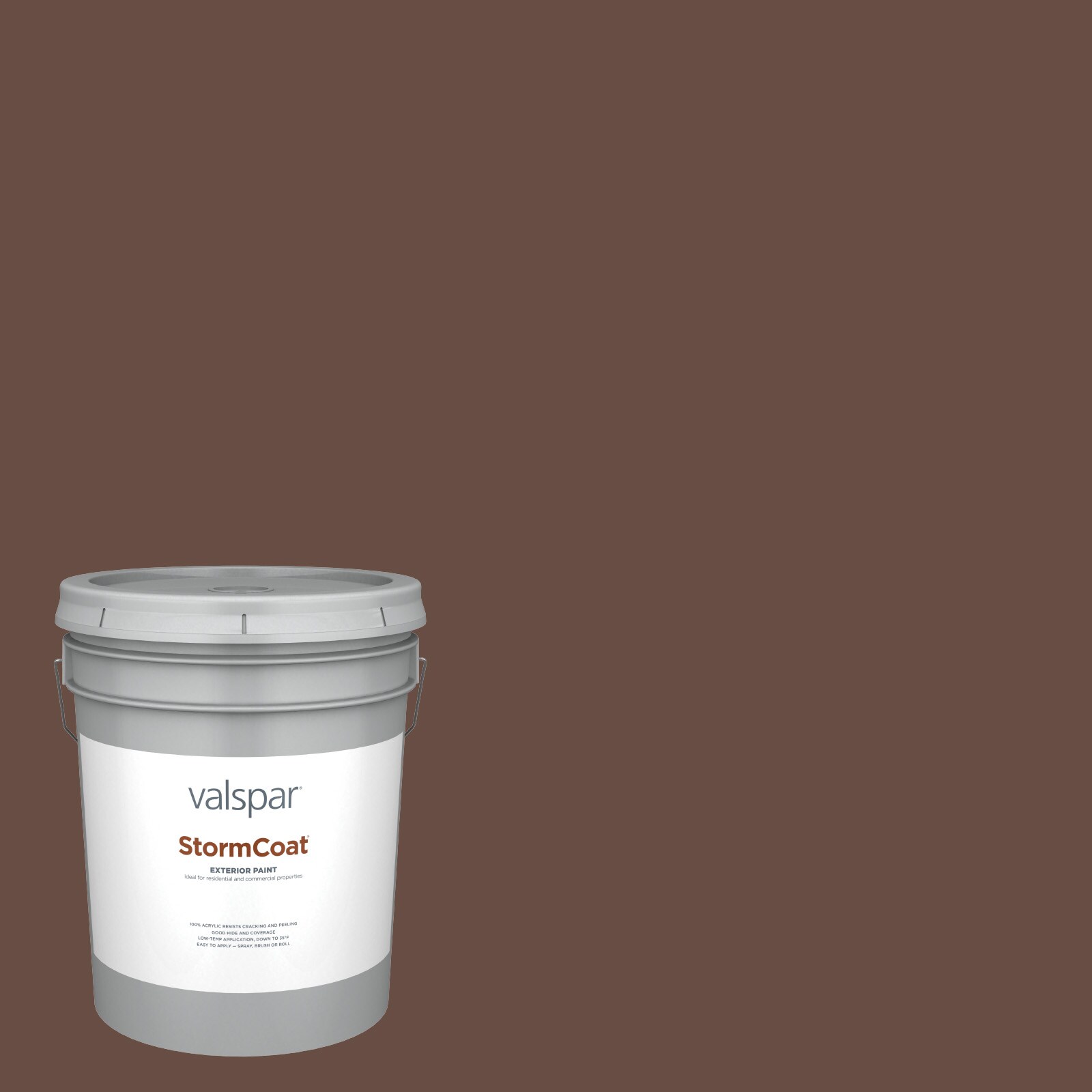 Valspar 2009-10-146773 Storm Coat Flat Roasted Coffee 2009-10 Latex Exterior ( 5-gallon )