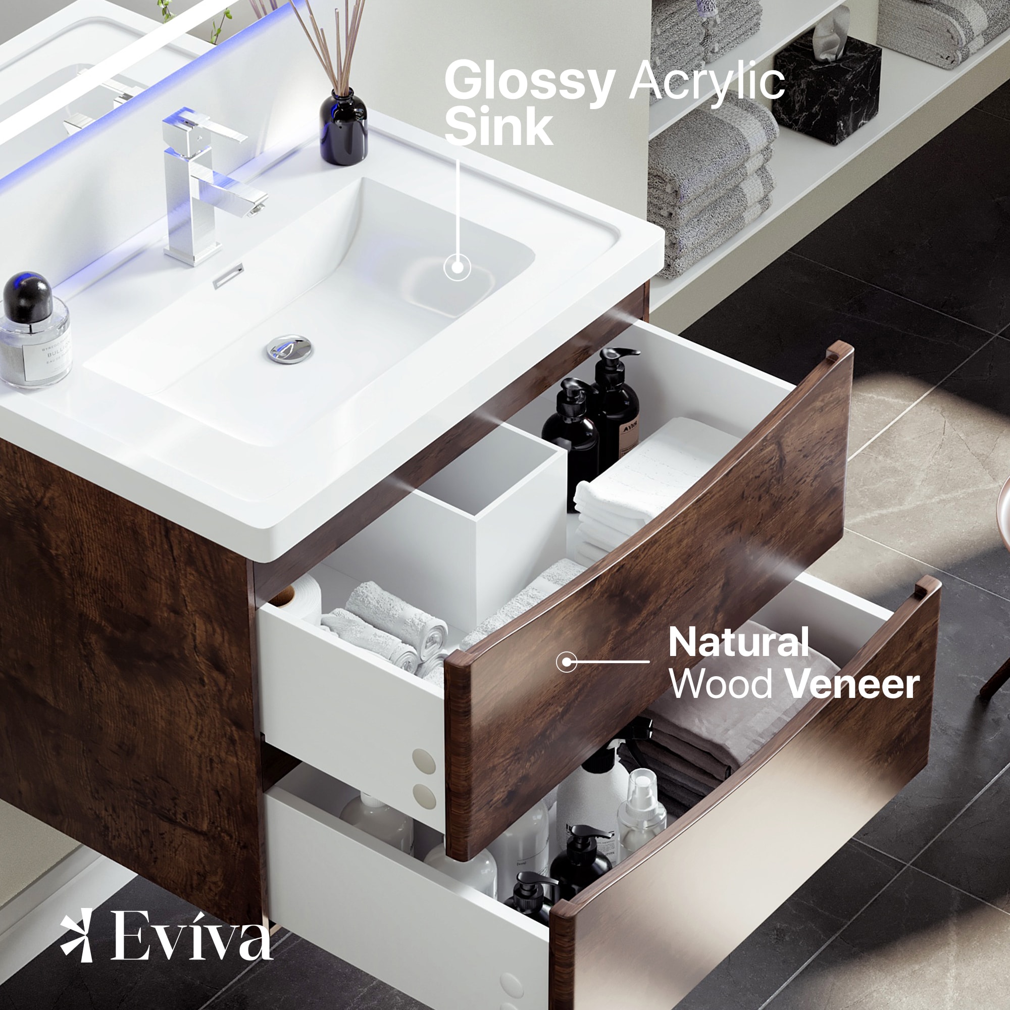 Eviva EVVN760-30RSWD-WM Bath-Vanity-Combo - View #5