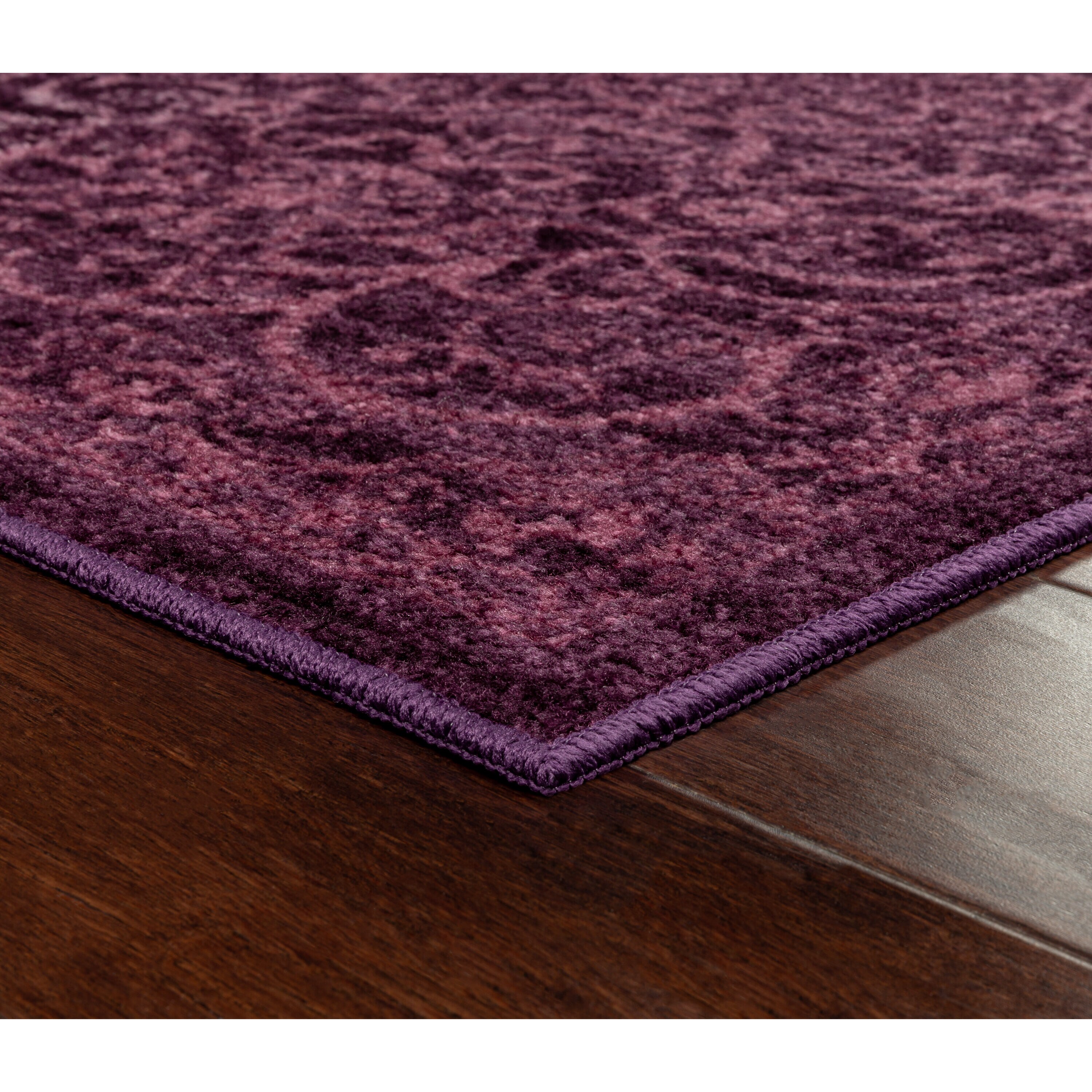 Lavender Bliss Easy-Care Tufted Rectangular Accent Rug