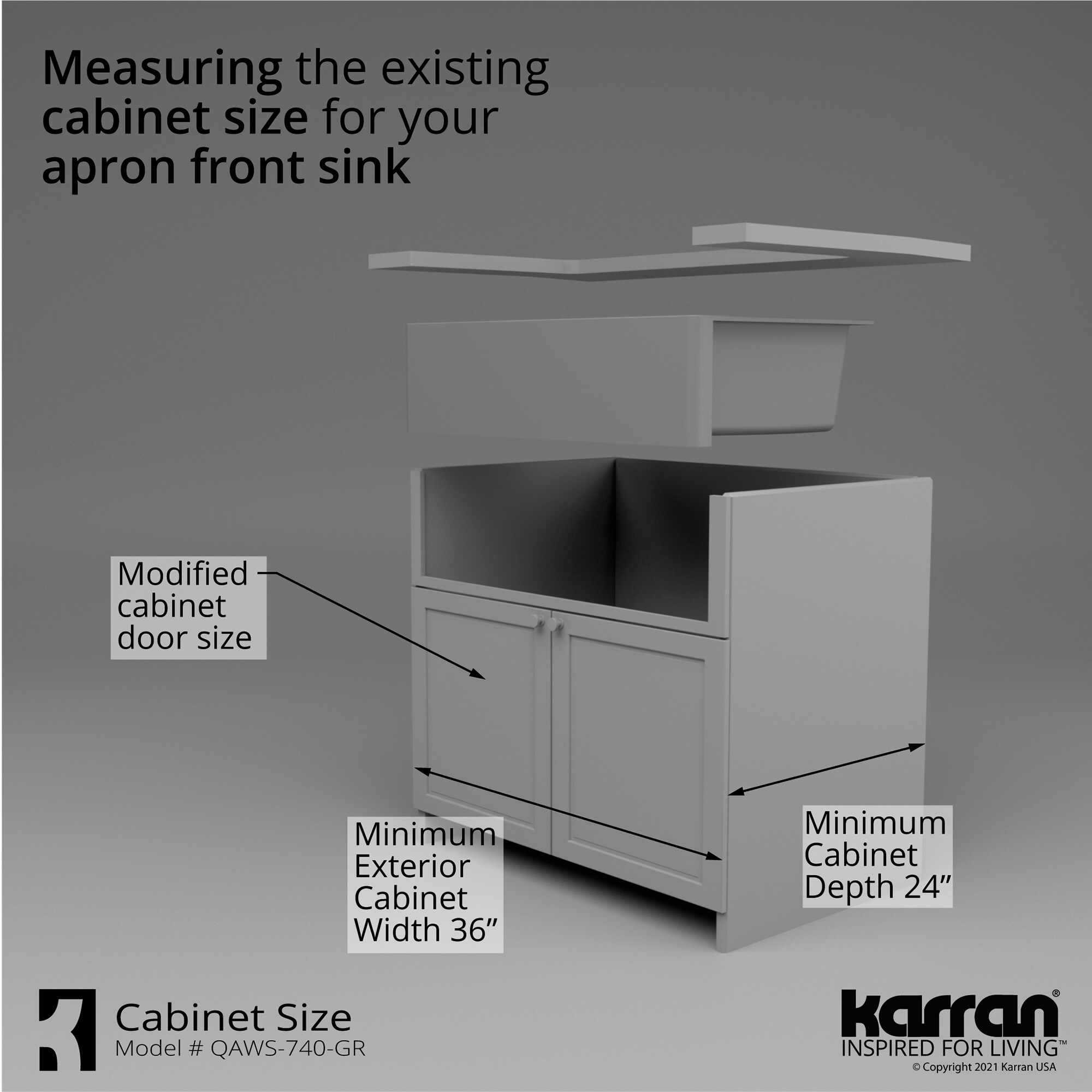 Karran QAWS-740-GR Kitchen-Sinks - View #9