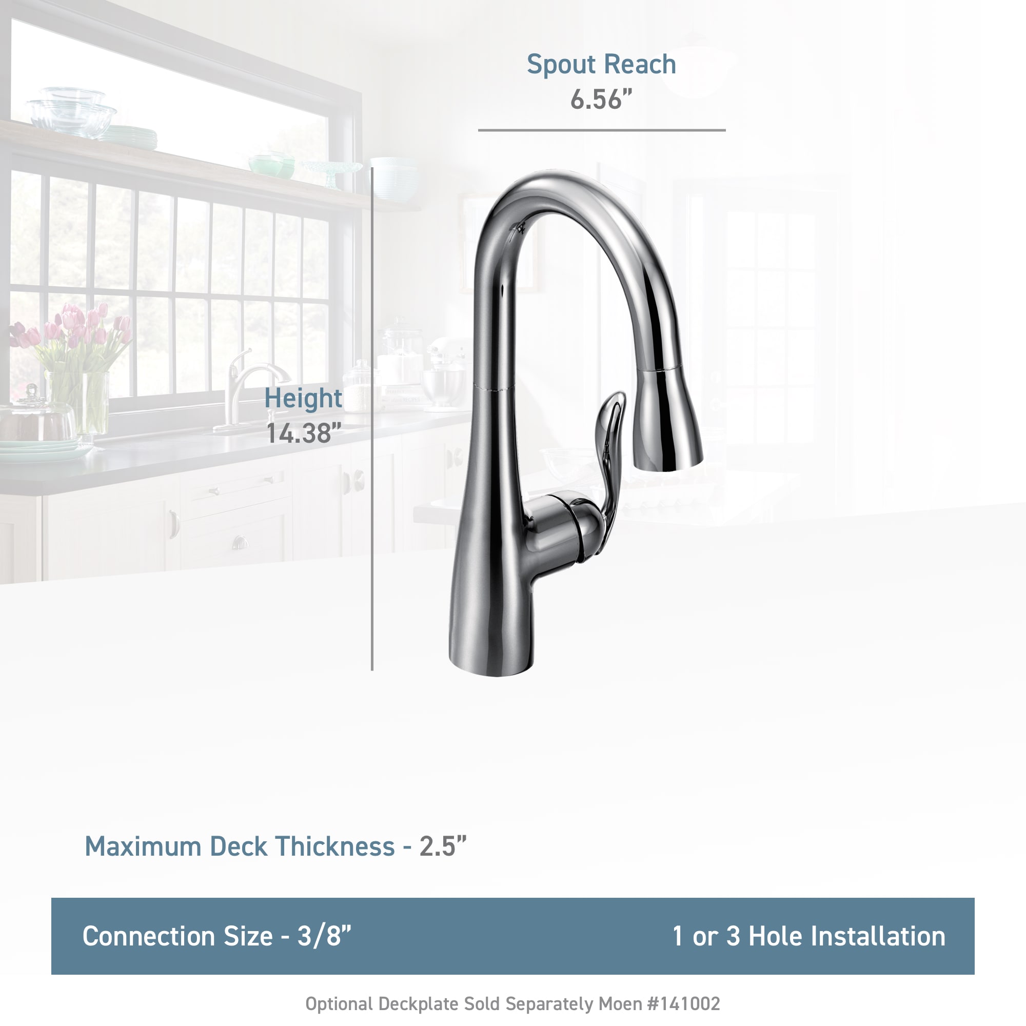 Moen 1016 Removable Splash Guard