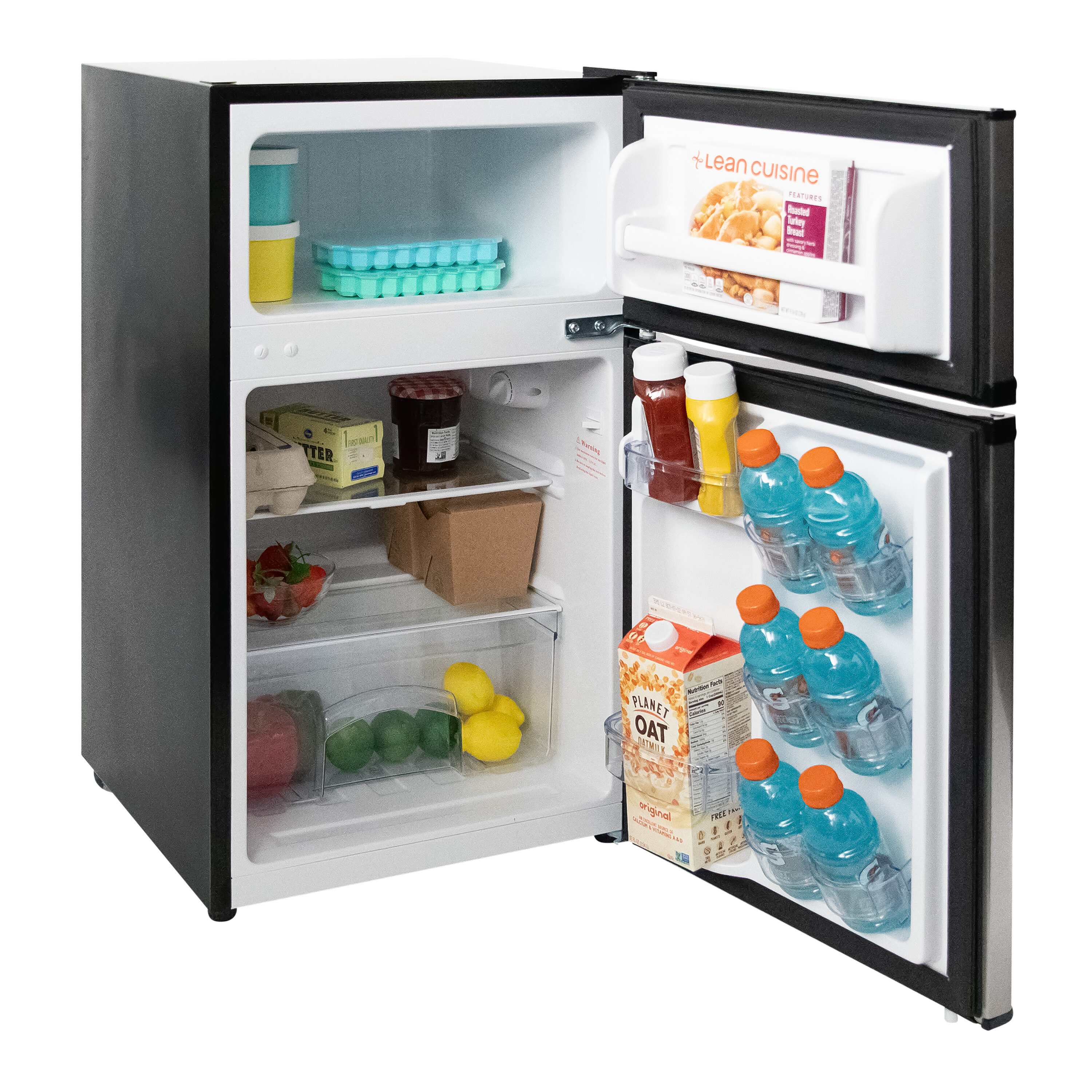 West Bend 4.1-cu ft Mini Fridge with Freezer (Stainless Steel) ENERGY ...