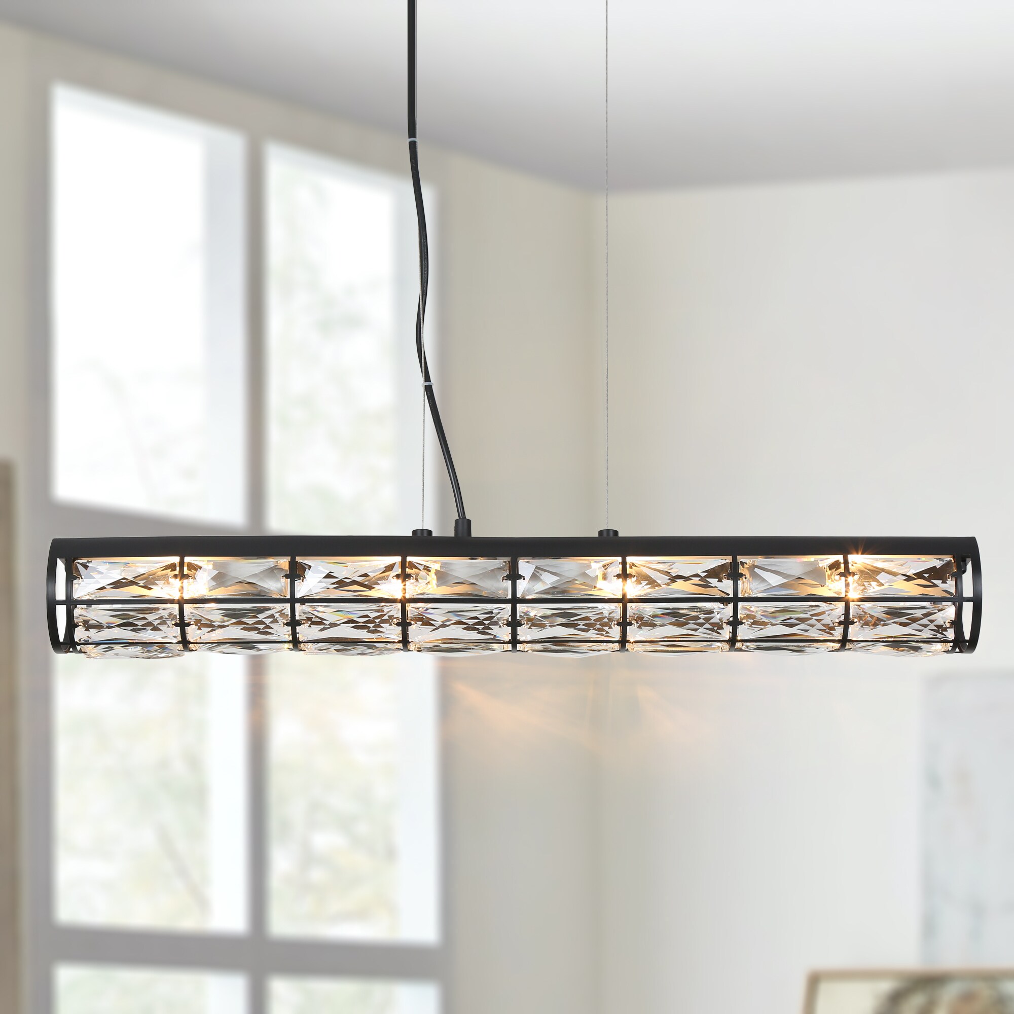 pendant lighting crystal glass