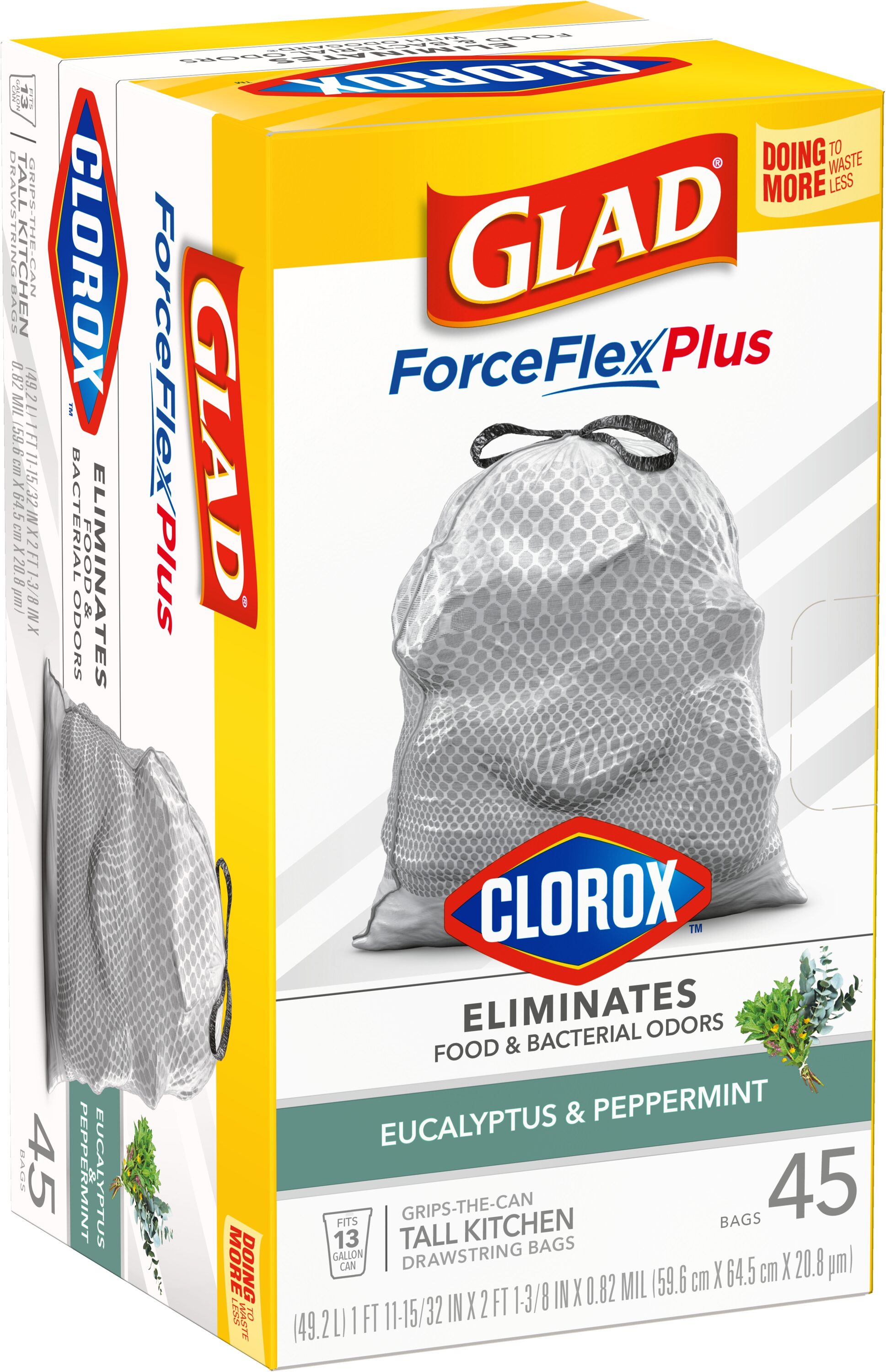 Glad Eucalyptus And Peppermint Drawstring Trash Bags As Low As $5.99 At  Kroger - iHeartKroger