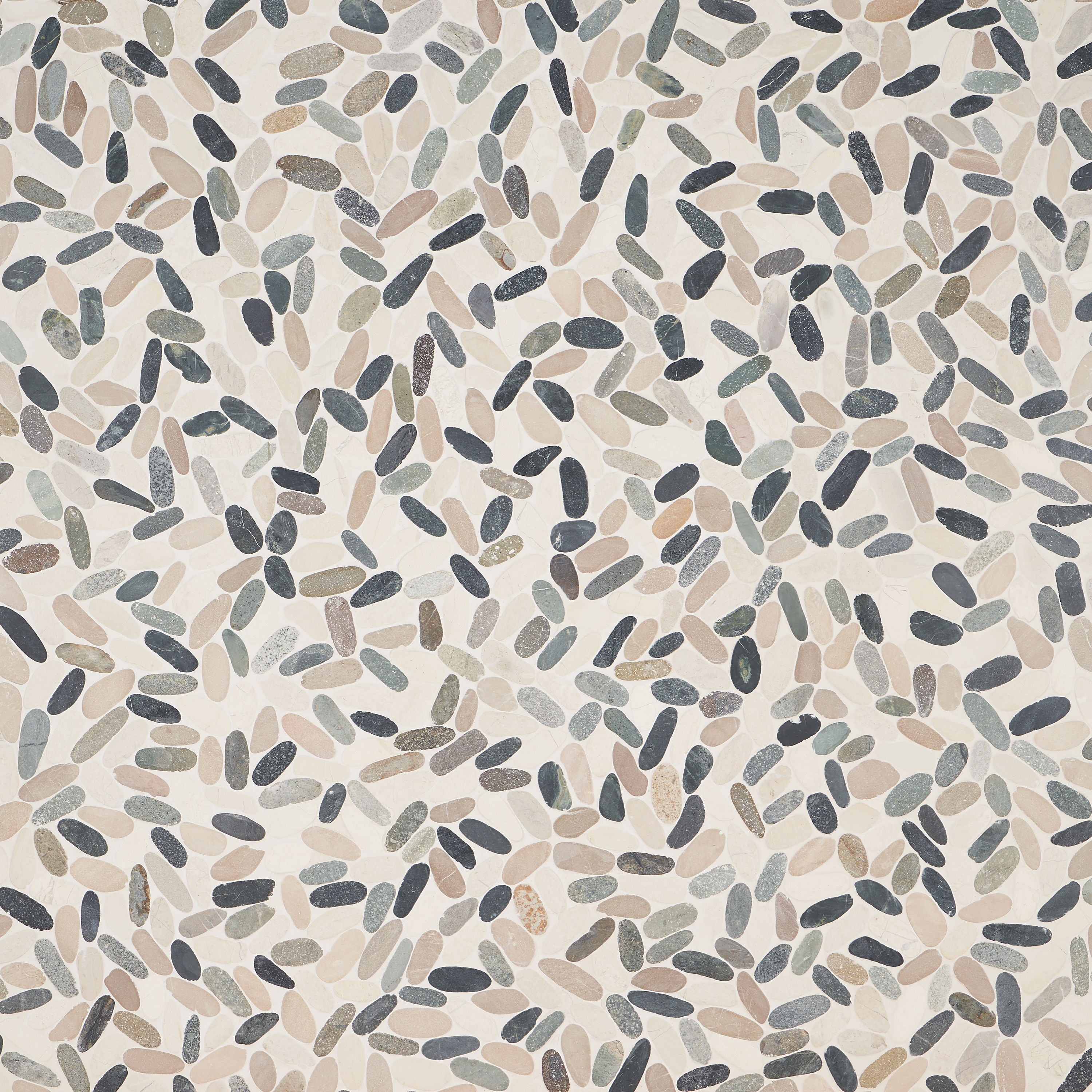 Artmore Tile EXT3RD105040 Landscape Multicolored 12-in x 12-in Natural Natural stone Stone look Pebble Mosaic Floor and Wall Tile ( 0.97-sq ft Piece