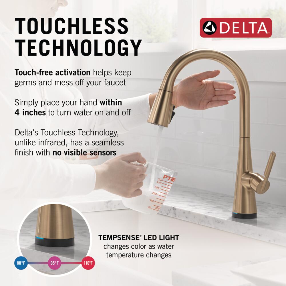Delta 19846TLZ-CZ-DST Kitchen-Faucets - View #3
