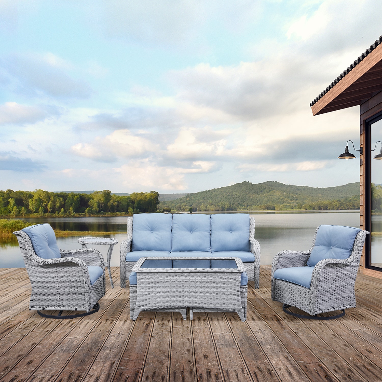 Rilyson FS71077074075072-BB Patio-Conversation-Sets - View #2