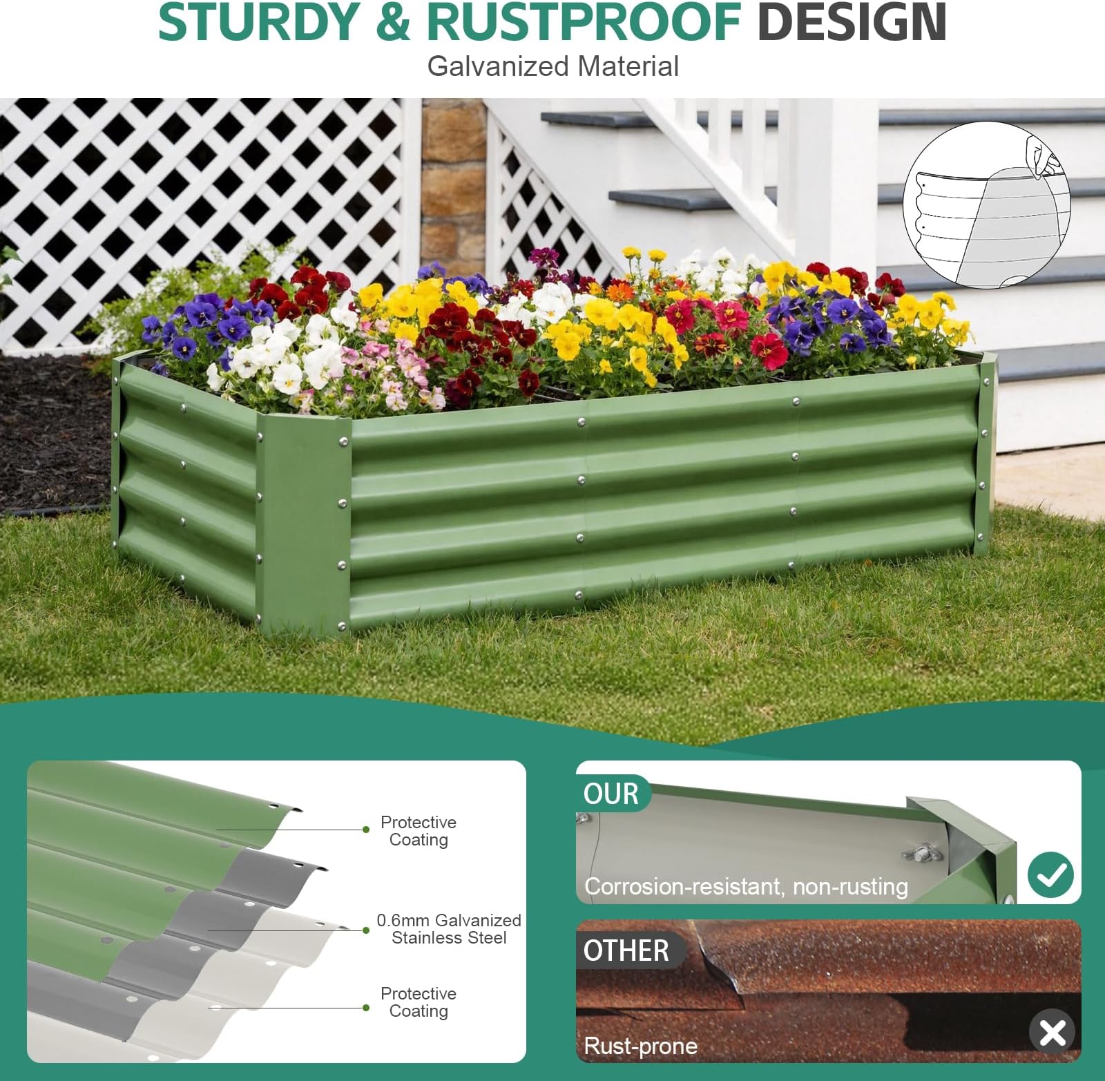 Afoxsos LAF0219B42 Raised-Garden-Beds - View #4
