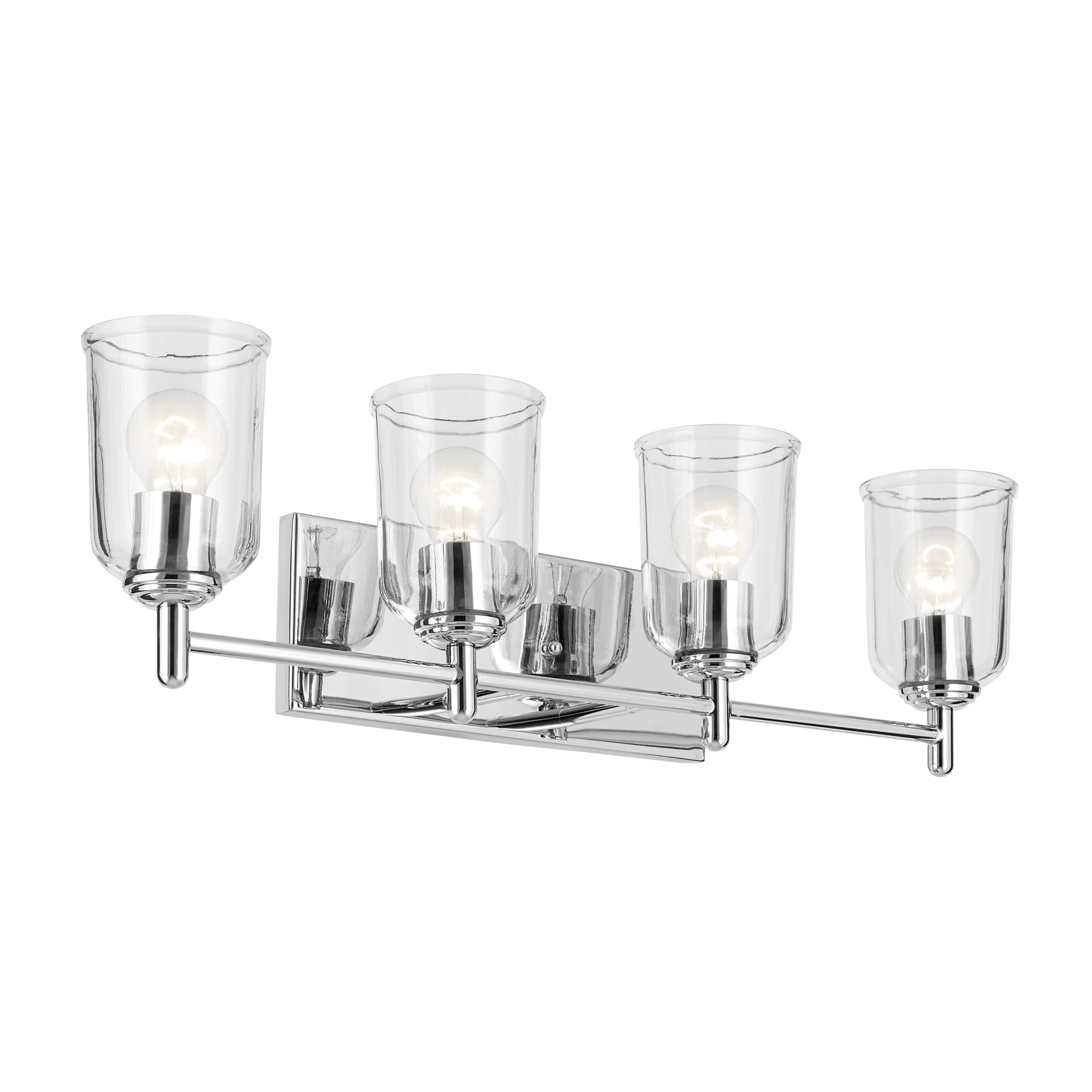 Kichler 45575CHCLR Shailene 29.75-in 4 -Light Chrome Traditional Vanity light