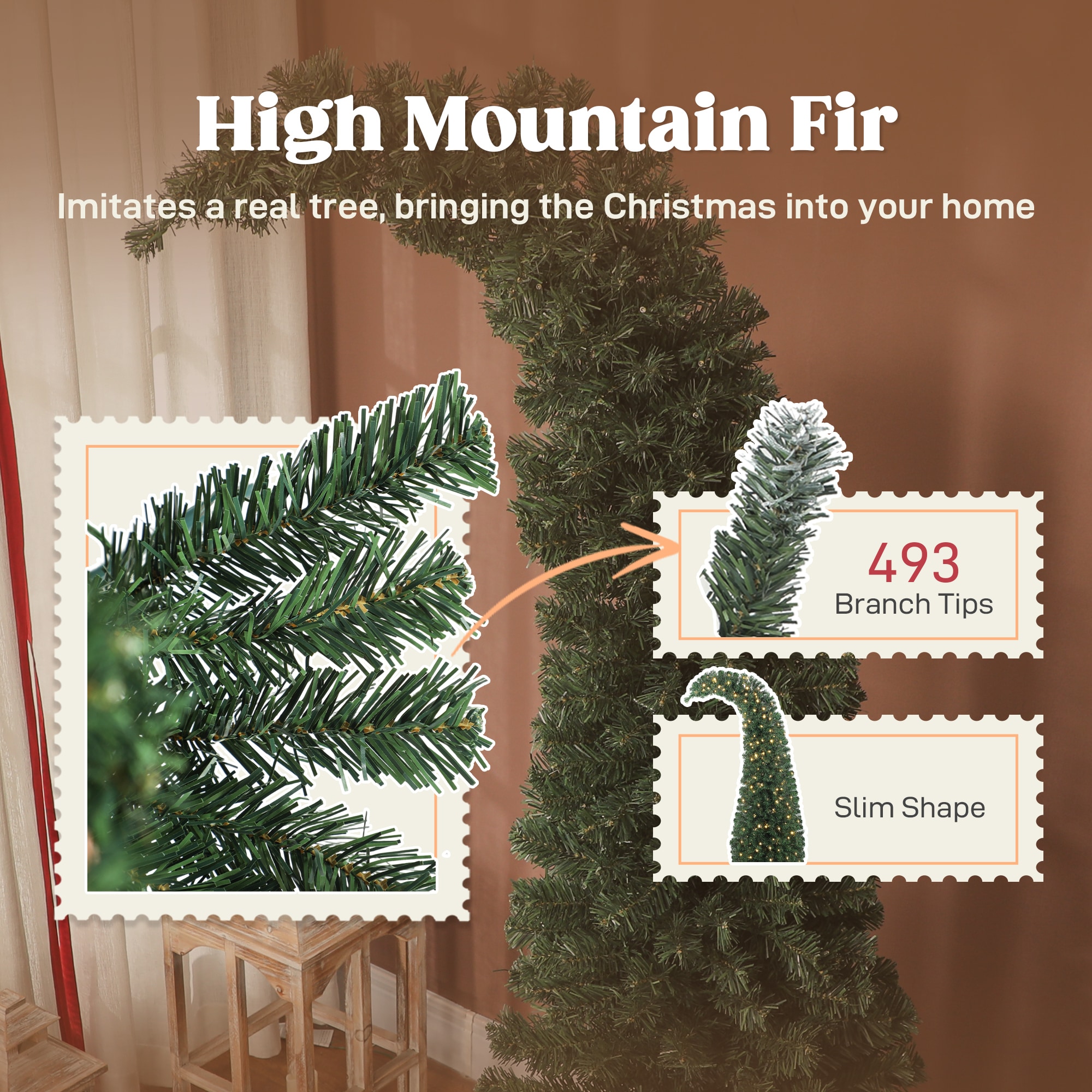 HomCom 83C-083V81GN Artificial-Christmas-Trees - View #5