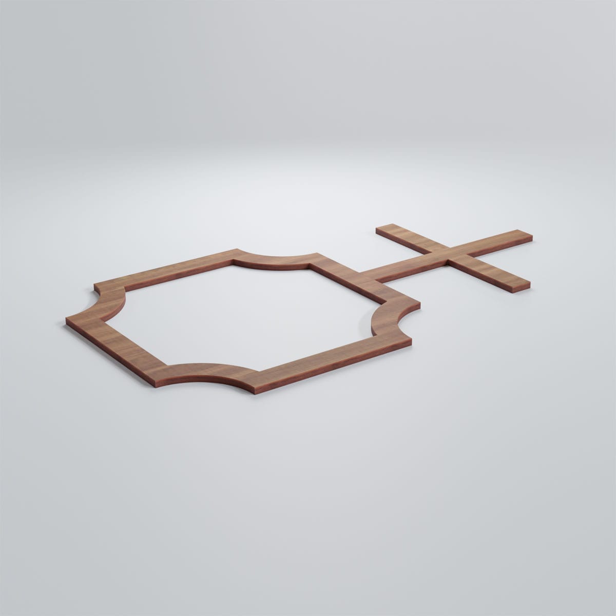 Medium Walnut Decorative Fretwork Wood Wall Panels