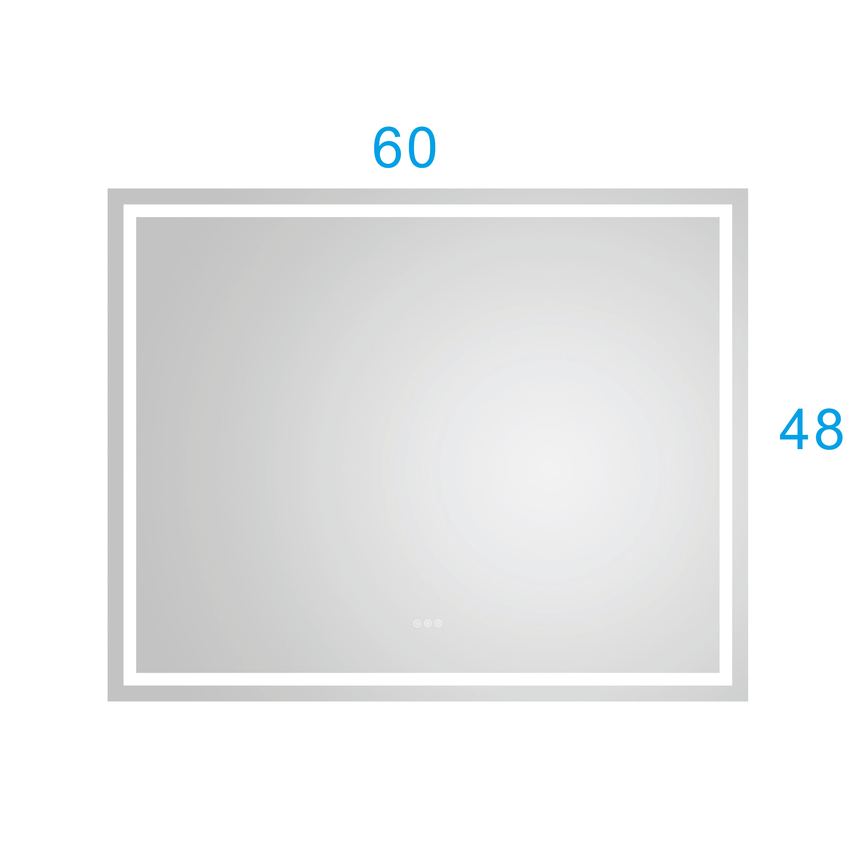 Vacolite KP-6048DH-23 Framed-Bath-Mirrors - View #2