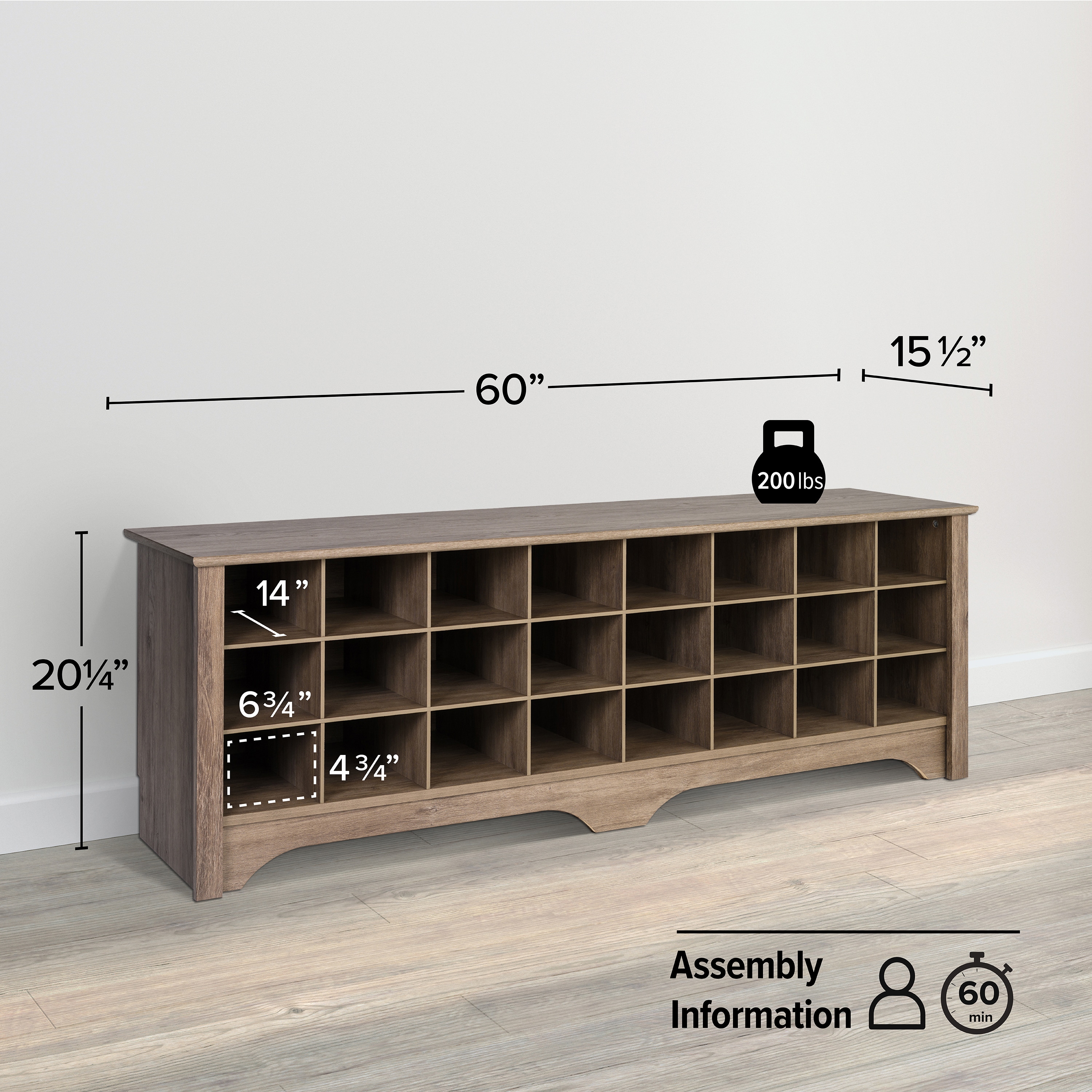 Prepac ESS-6020 Shoe-Racks - View #6