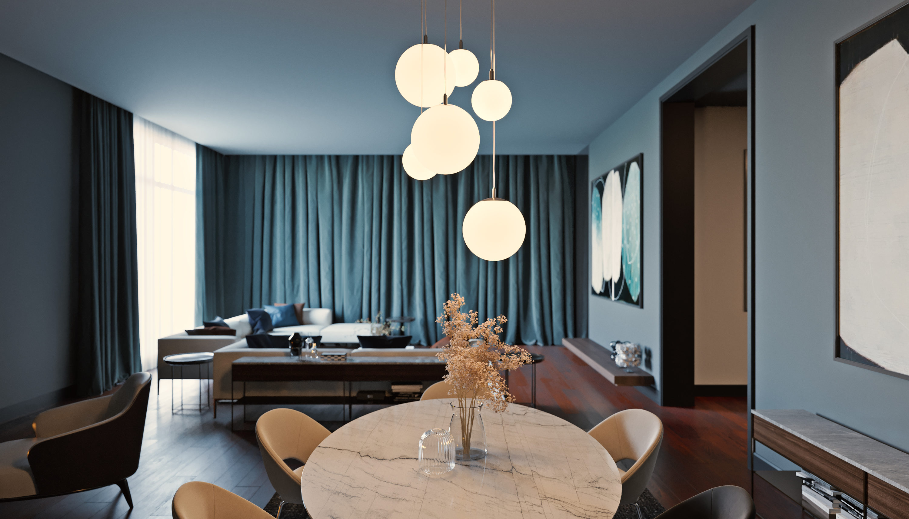 AFX LRTP11MBBK Pendant-Lights - View #3
