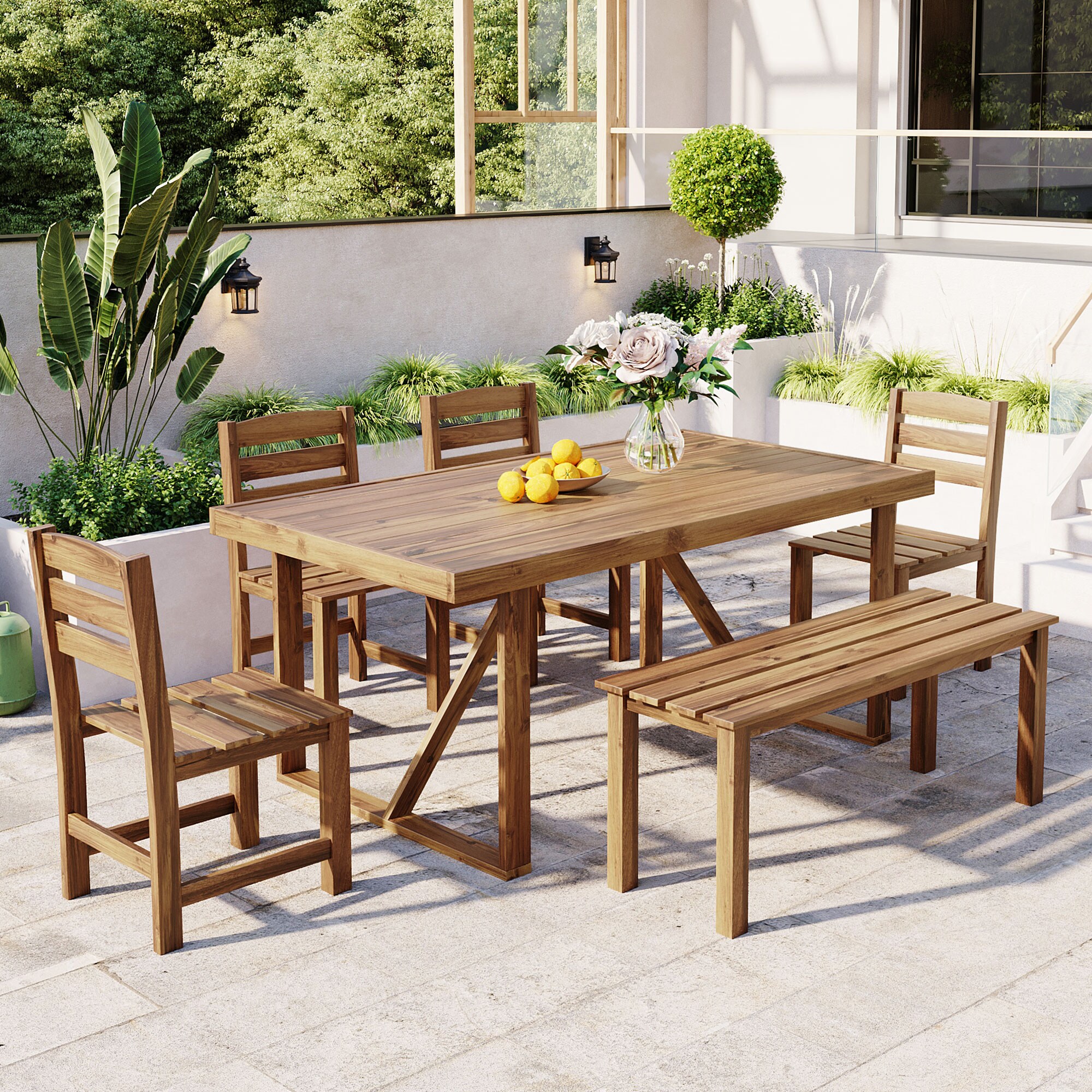 Rbied 618OUTDOOR-14 Patio-Dining-Sets - View #3