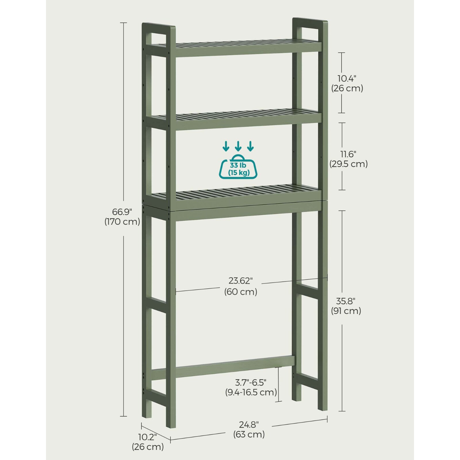 Slickblue D-SM-10C100STBU etageres - View #6