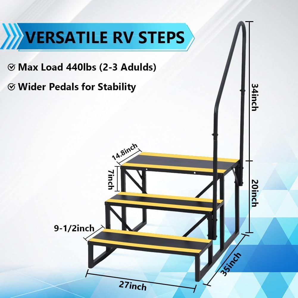 GAOMON LSPPJOK-CP2HS1RQLT Above-Ground-Pool-Lad-Steps - View #2