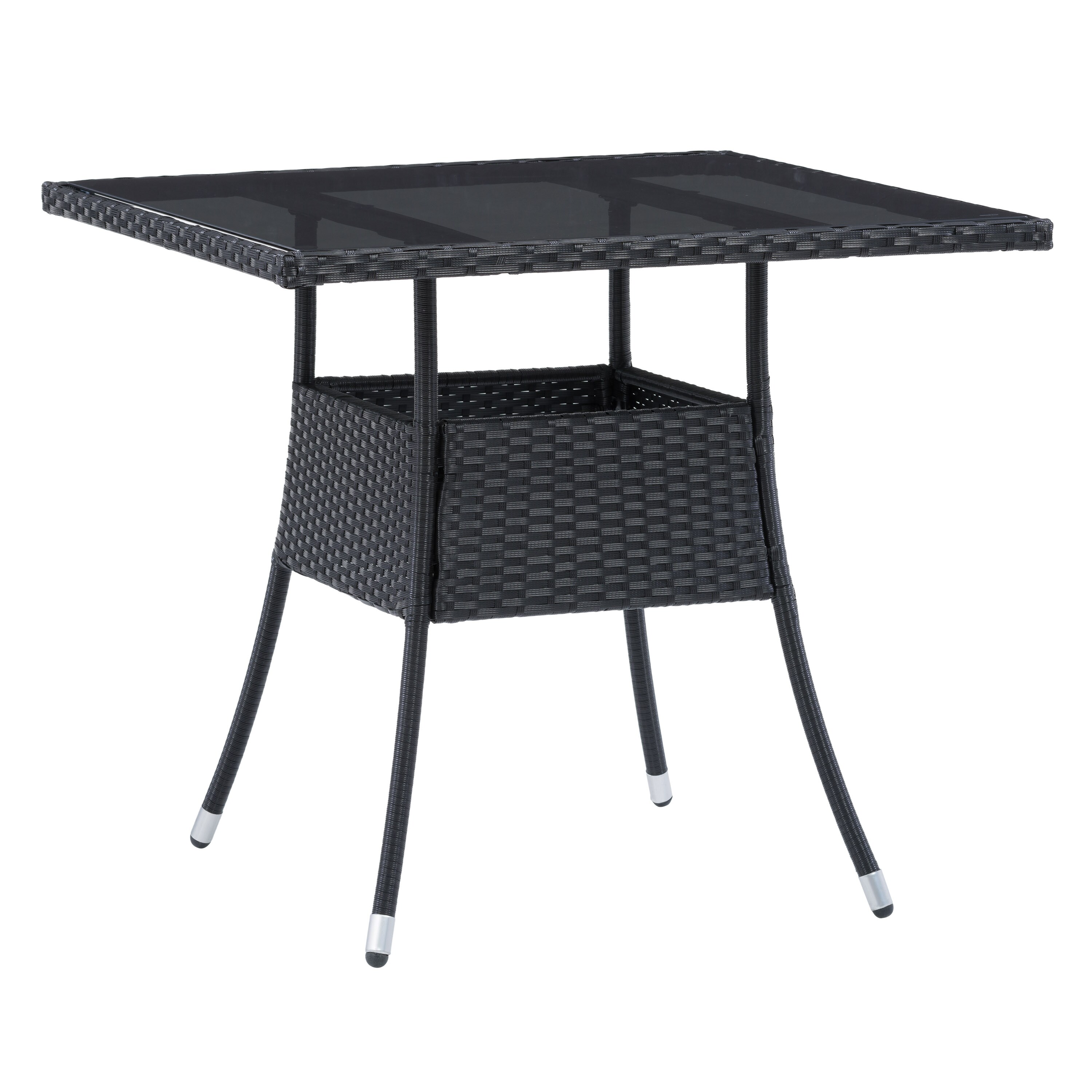 black rattan table only