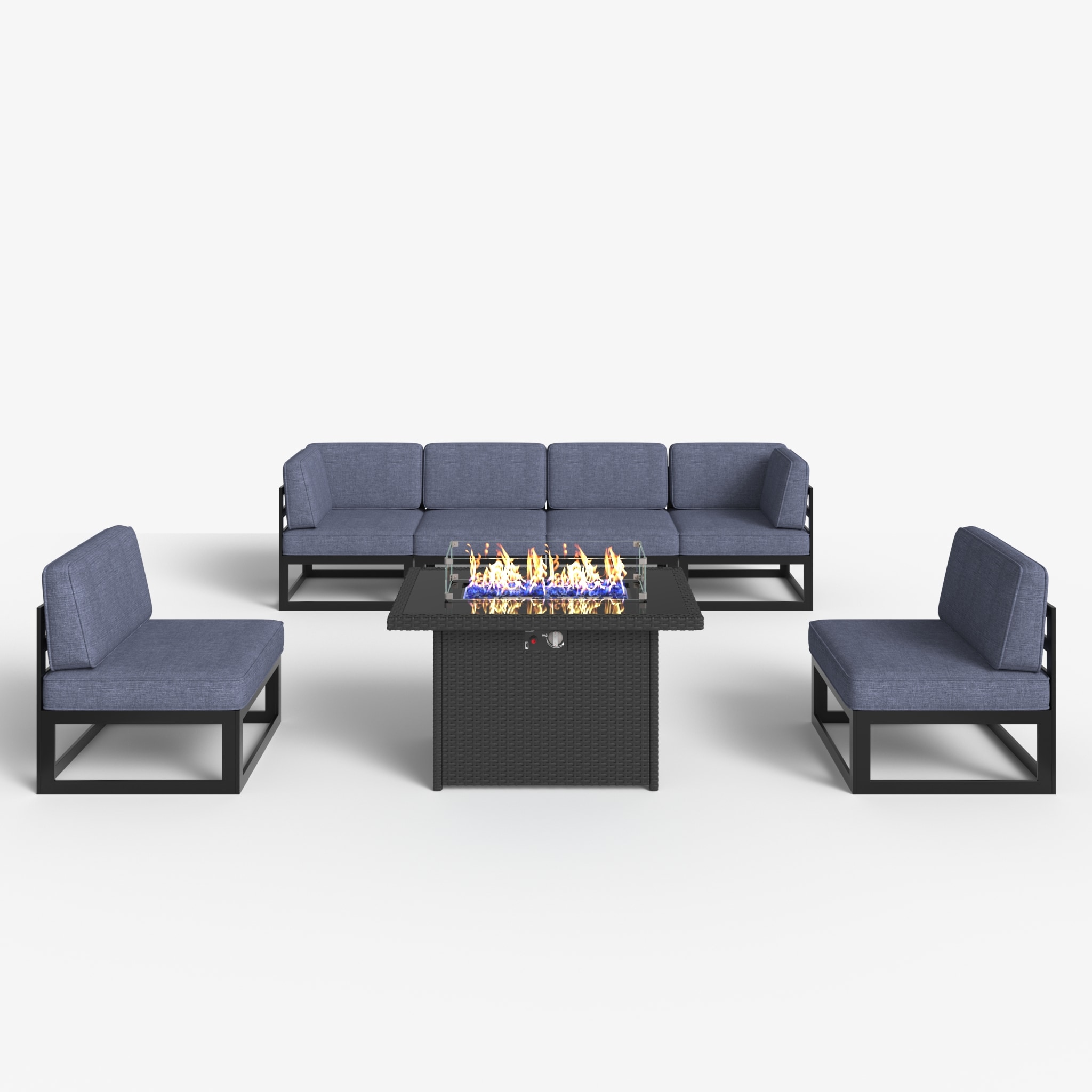 LayinSun WL8001-FP-N7 Patio-Conversation-Sets - View #2