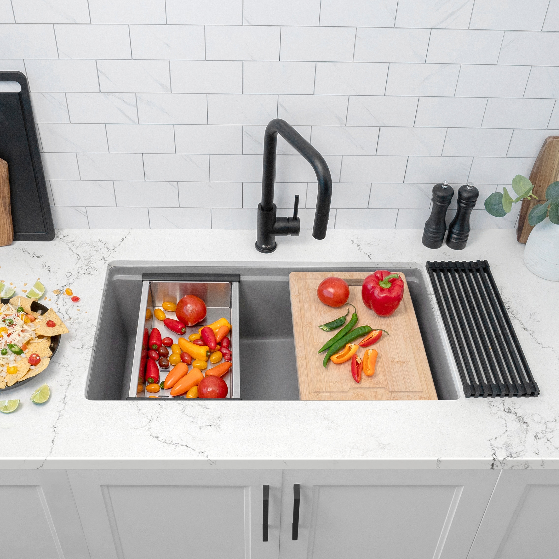 Stylish A-909 Kitchen-Sink-Accessory-Kits - View #7