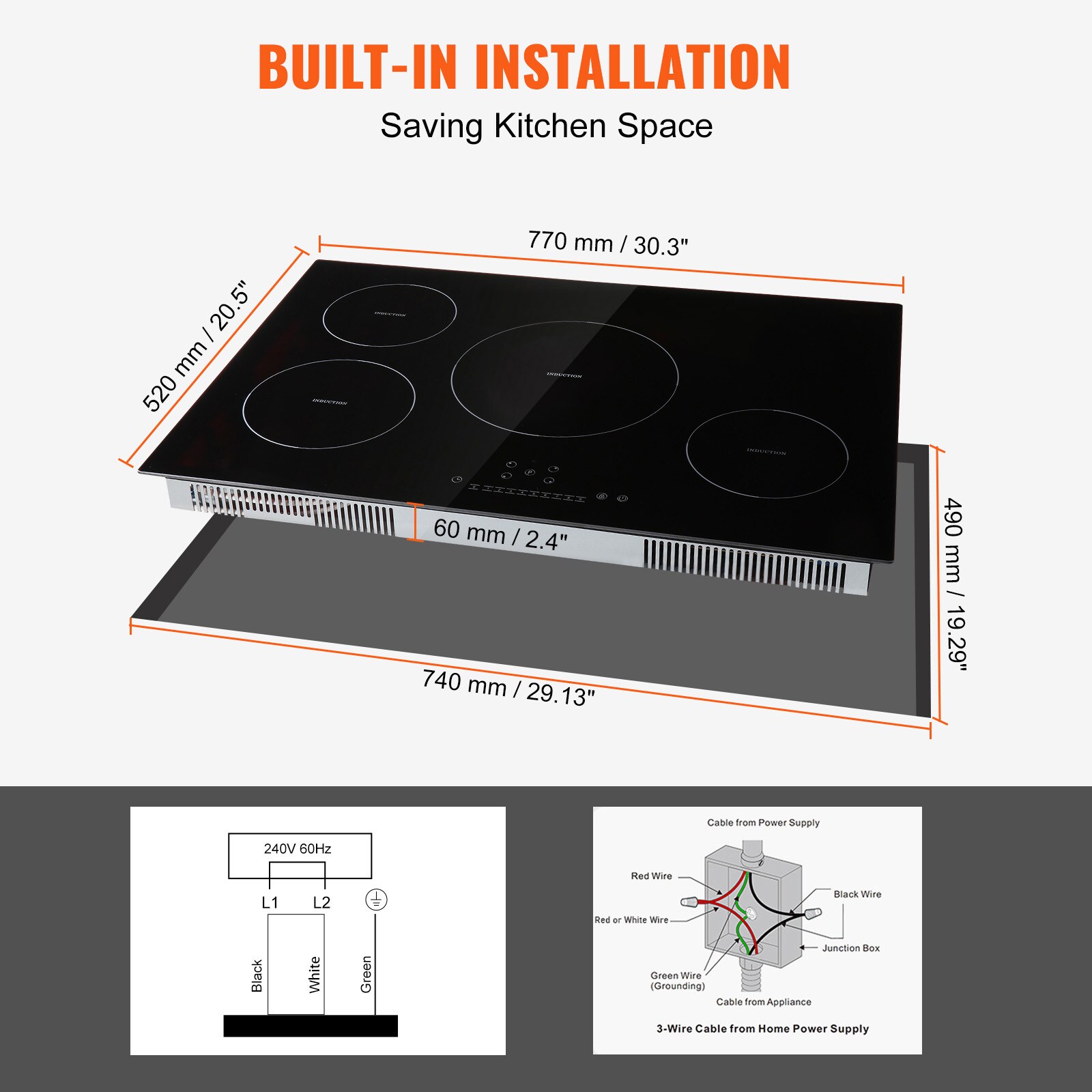 VEVOR SCQRSDC4308100292V4 Induction-Cooktops - View #6